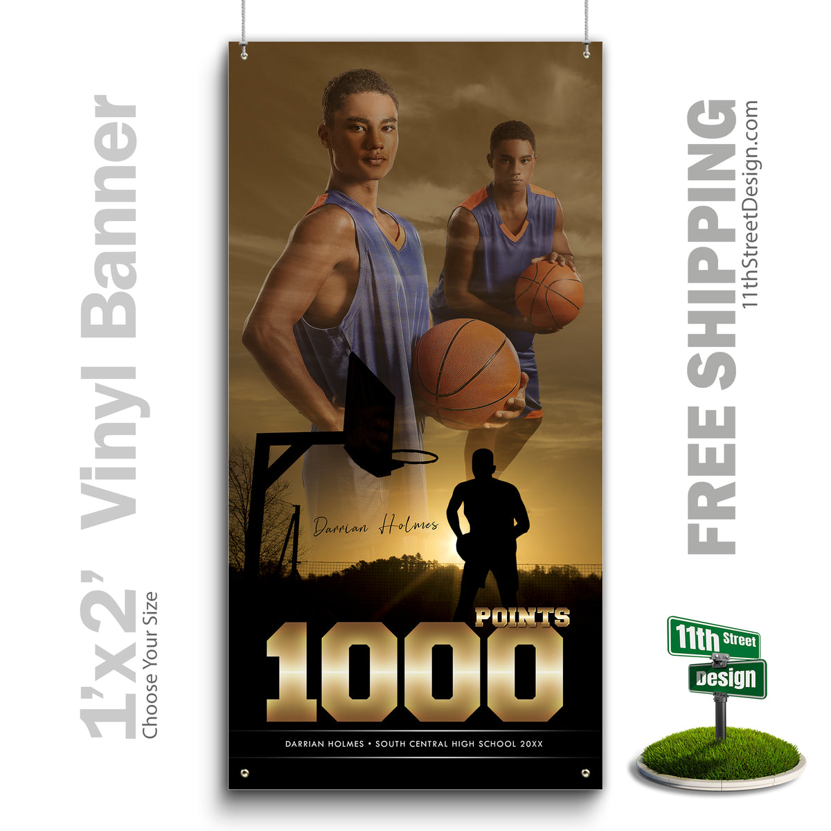 Custom Vinyl Banners, Senior Night Gifts, Custom Poster, Senior Poster, Senior Banner, Custom Sports Poster, Custom Sports Banner, Basketball Poster, Basketball Banner, Basketball Print, Basketball Senior, Basketball Digital, Vinyl Basketball