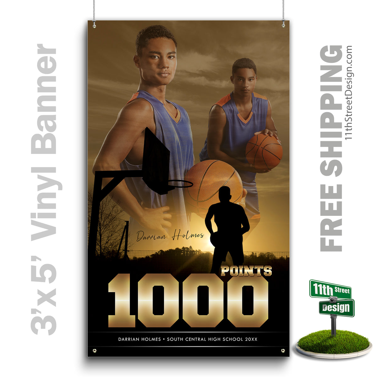 Custom Vinyl Banners, Senior Night Gifts, Custom Poster, Senior Poster, Senior Banner, Custom Sports Poster, Custom Sports Banner, Basketball Poster, Basketball Banner, Basketball Print, Basketball Senior, Basketball Digital, Vinyl Basketball