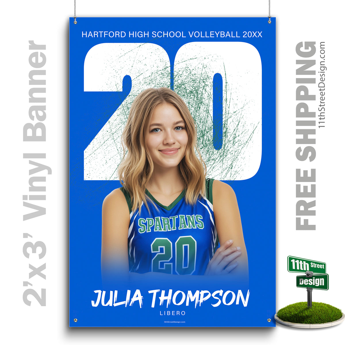 Custom Vinyl Banners, Senior Night Gifts, Custom Poster, Senior Poster, Senior Banner, Custom Sports Poster, Custom Sports Banner, Volleyball Poster, Volleyball Banner, Volleyball Print, Volleyball Senior, Volleyball Digital, Vinyl Volleyball