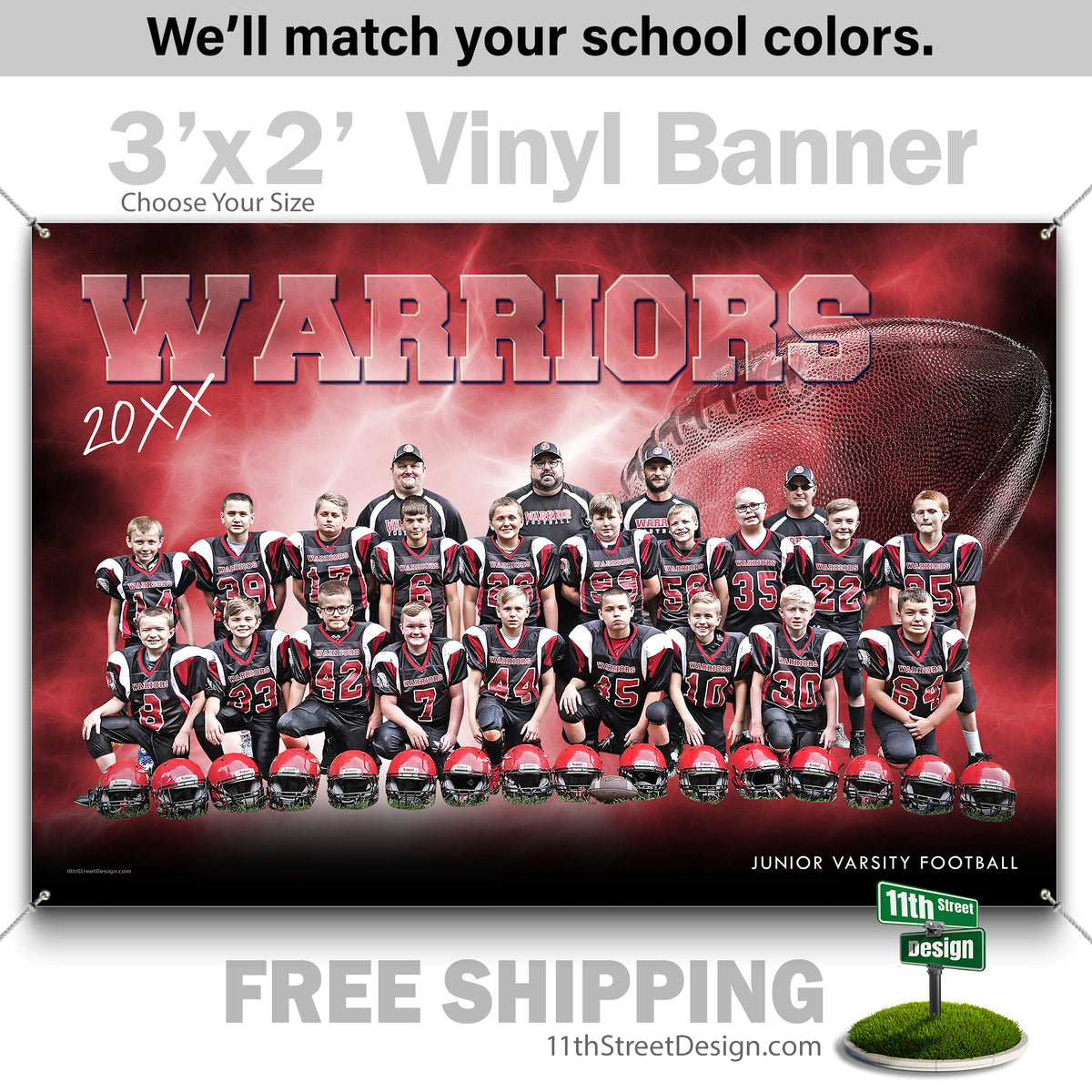 Custom Vinyl Banners, Senior Night Gifts, Custom Poster, Senior Poster, Senior Banner, Custom Sports Poster, Custom Sports Banner, Football Poster, Football Banner, Football Print, Football Senior, Football Digital, Vinyl Football