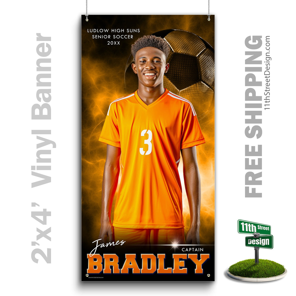 Custom Vinyl Banners, Senior Night Gifts, Custom Poster, Senior Poster, Senior Banner, Custom Sports Poster, Custom Sports Banner, Soccer Poster, Soccer Banner, Soccer Print, Soccer Senior, Soccer Digital, Vinyl Soccer
