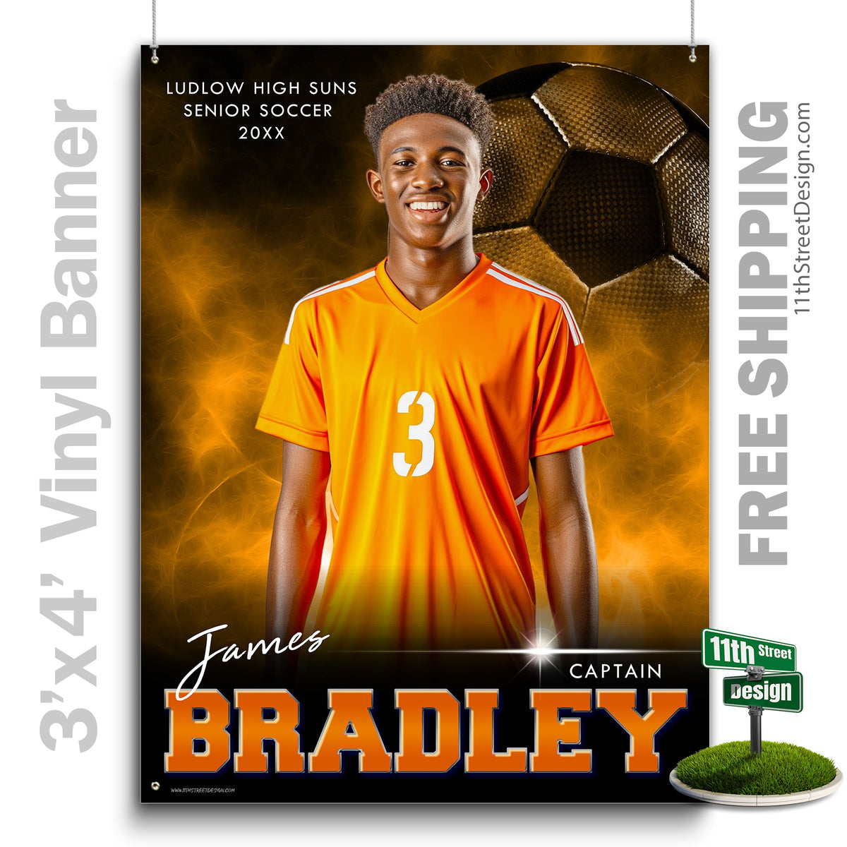 Custom Vinyl Banners, Senior Night Gifts, Custom Poster, Senior Poster, Senior Banner, Custom Sports Poster, Custom Sports Banner, Soccer Poster, Soccer Banner, Soccer Print, Soccer Senior, Soccer Digital, Vinyl Soccer