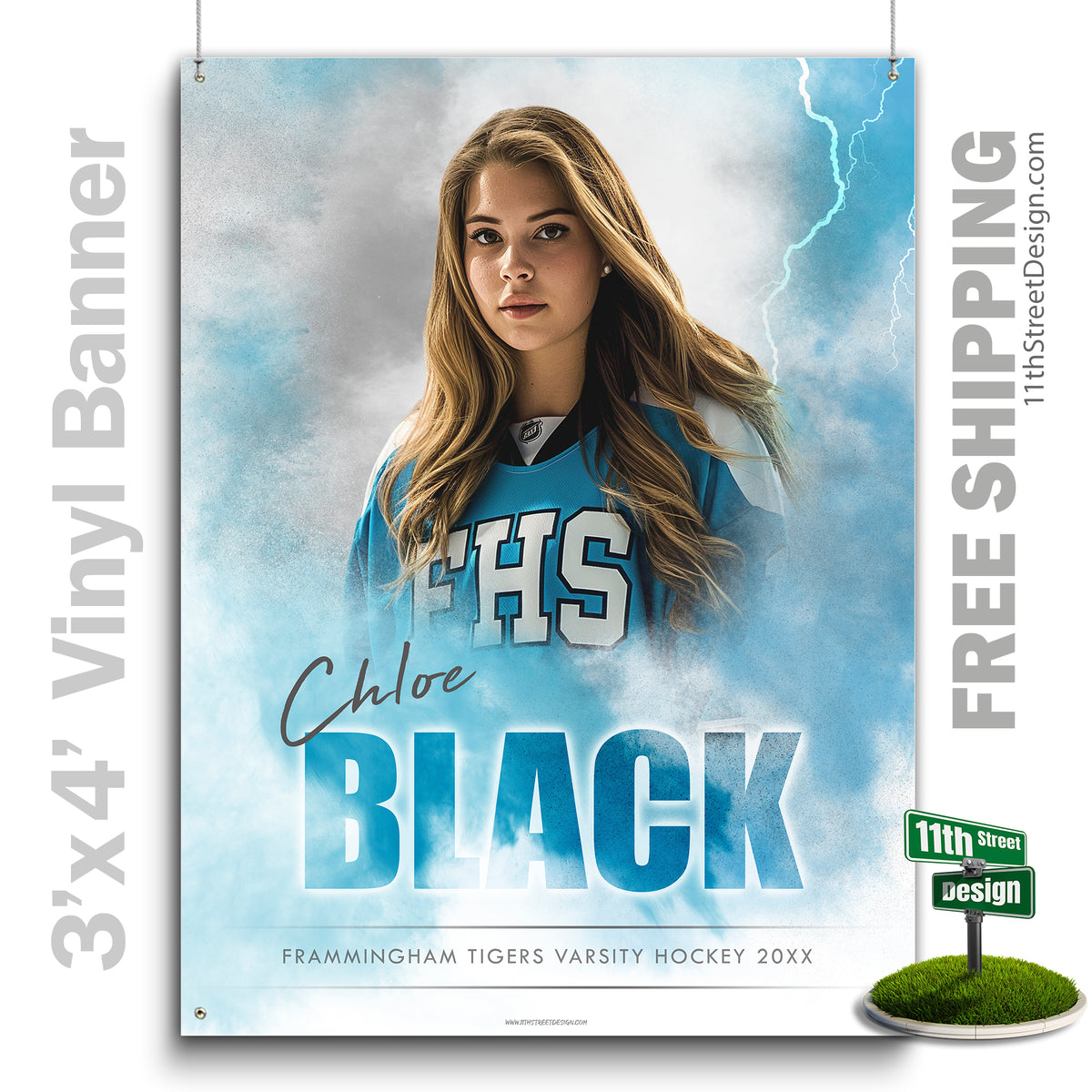 Coaches Gift, Team Gifts, Poster Print, Personalized Poster, Senior Night, Senior Poster, Sport Gift, Sports Collage, Sports Prints, Custom Sports Poster, Hockey Poster, Hockey Print, Hockey Senior