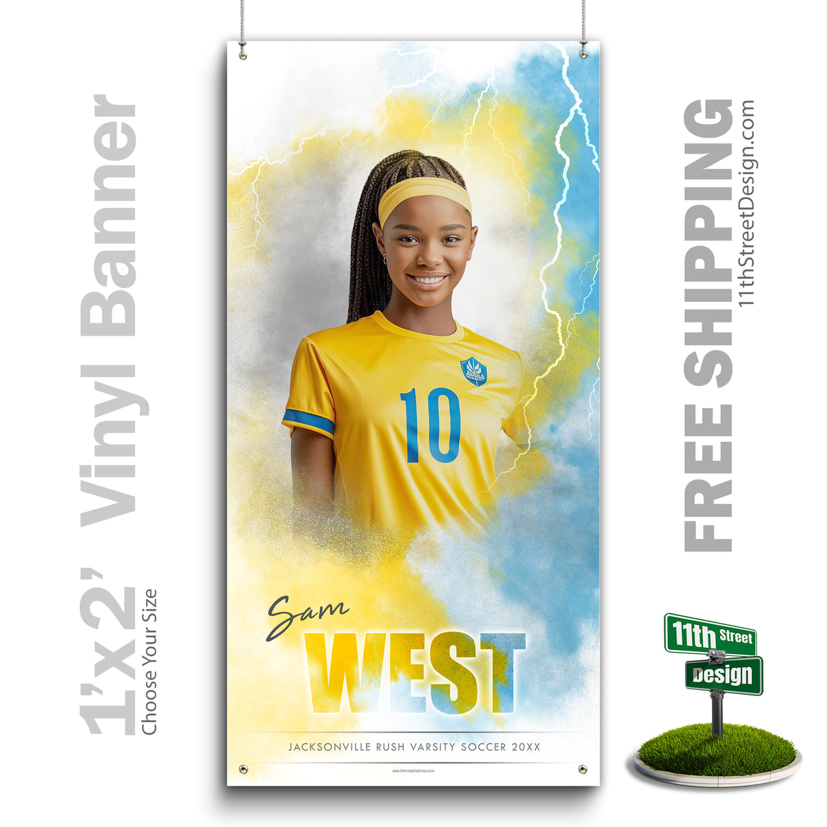 Custom Vinyl Banners, Senior Night Gifts, Custom Poster, Senior Poster, Senior Banner, Custom Sports Poster, Custom Sports Banner, Soccer Poster, Soccer Banner, Soccer Print, Soccer Senior, Soccer Digital, Vinyl Soccer