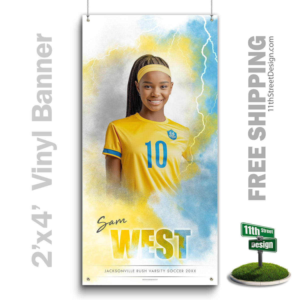 Custom Vinyl Banners, Senior Night Gifts, Custom Poster, Senior Poster, Senior Banner, Custom Sports Poster, Custom Sports Banner, Soccer Poster, Soccer Banner, Soccer Print, Soccer Senior, Soccer Digital, Vinyl Soccer