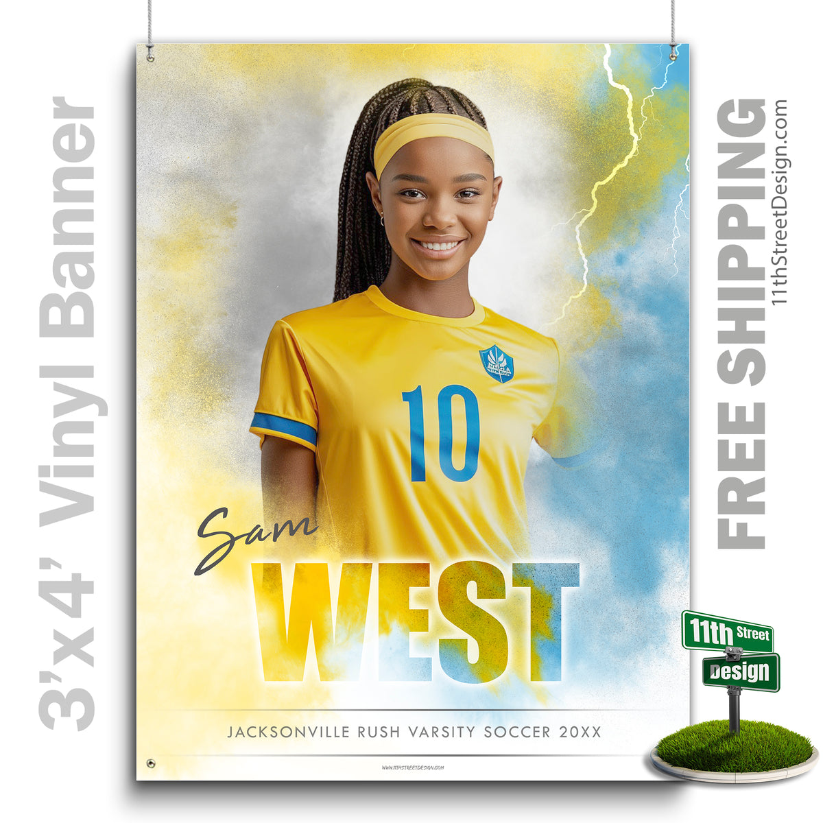 Custom Vinyl Banners, Senior Night Gifts, Custom Poster, Senior Poster, Senior Banner, Custom Sports Poster, Custom Sports Banner, Soccer Poster, Soccer Banner, Soccer Print, Soccer Senior, Soccer Digital, Vinyl Soccer