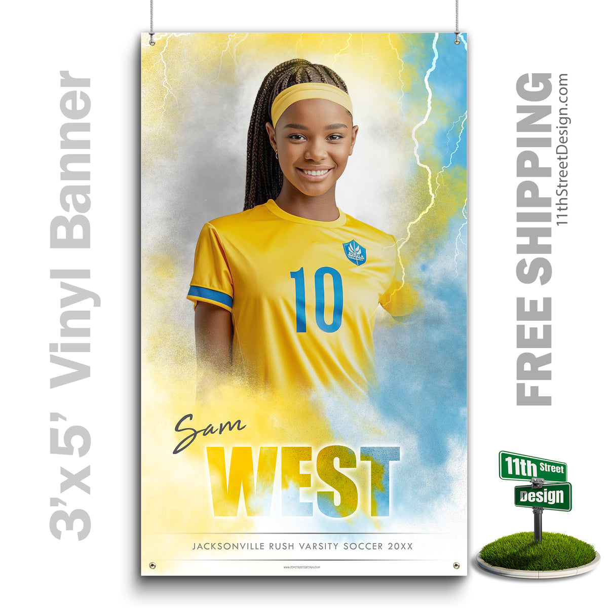Custom Vinyl Banners, Senior Night Gifts, Custom Poster, Senior Poster, Senior Banner, Custom Sports Poster, Custom Sports Banner, Soccer Poster, Soccer Banner, Soccer Print, Soccer Senior, Soccer Digital, Vinyl Soccer