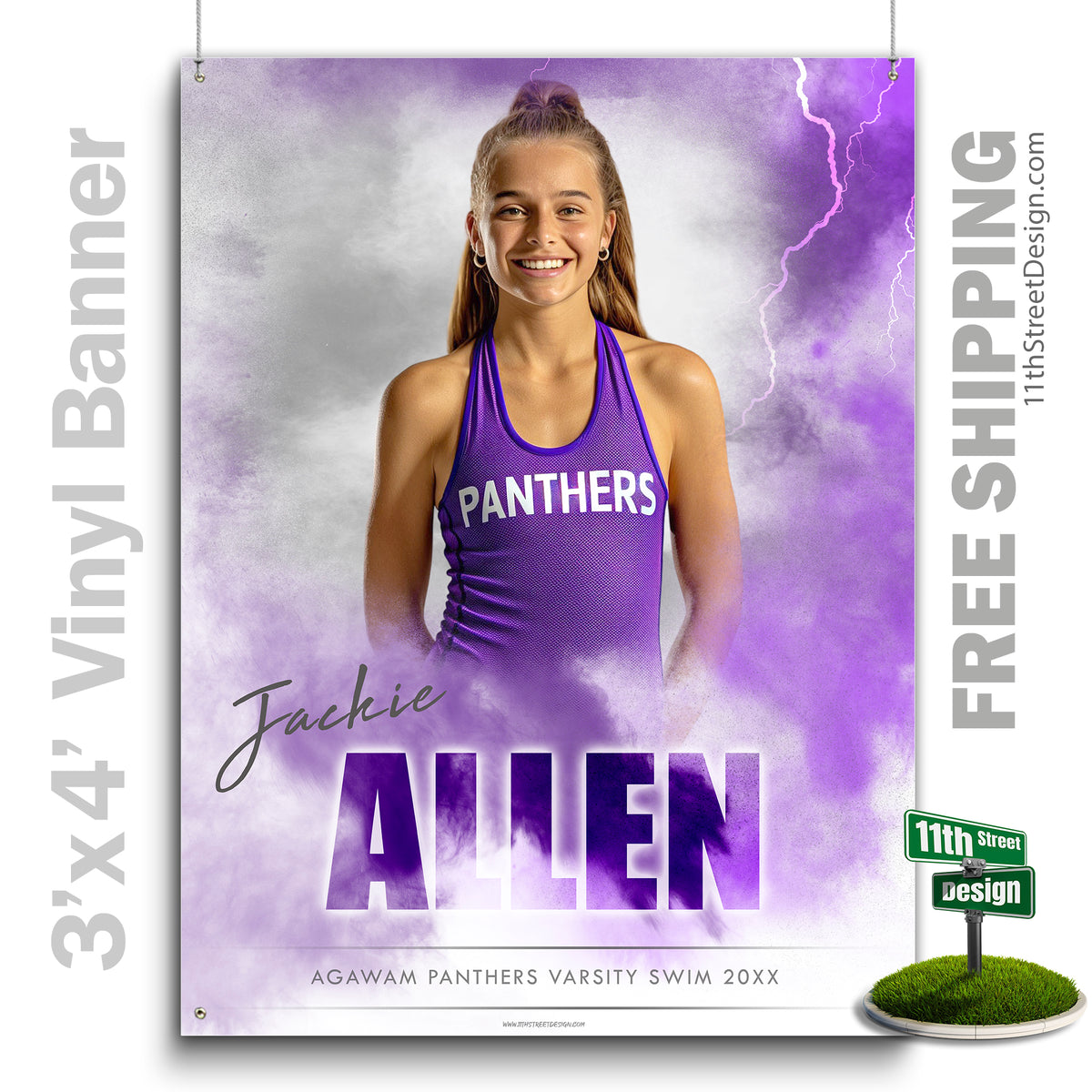 Coaches Gift, Team Gifts, Poster Print, Personalized Poster, Senior Night, Senior Poster, Sport Gift, Sports Collage, Sports Prints, Custom Sports Poster, Swim Poster, Swim Print, Swim Senior,