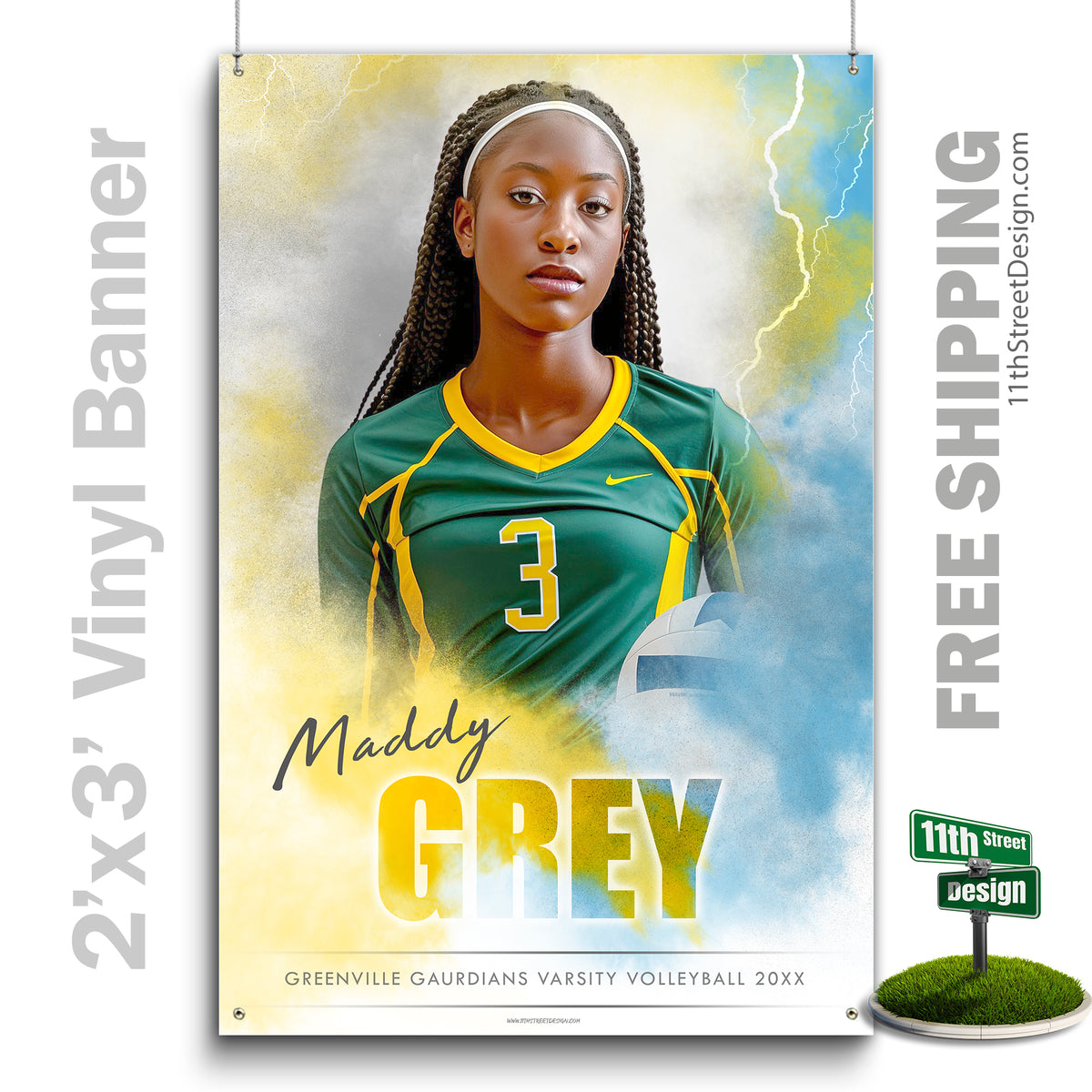 Custom Vinyl Banners, Senior Night Gifts, Custom Poster, Senior Poster, Senior Banner, Custom Sports Poster, Custom Sports Banner, Volleyball Poster, Volleyball Banner, Volleyball Print, Volleyball Senior, Volleyball Digital, Vinyl Volleyball