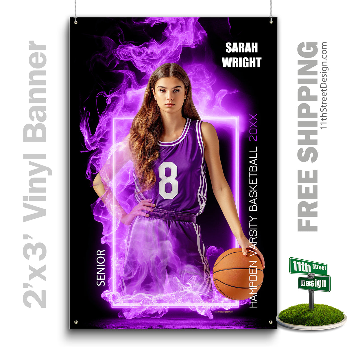 Custom Vinyl Banners, Senior Night Gifts, Custom Poster, Senior Poster, Senior Banner, Custom Sports Poster, Custom Sports Banner, Basketball Poster, Basketball Banner, Basketball Print, Basketball Senior, Basketball Digital, Vinyl Basketball