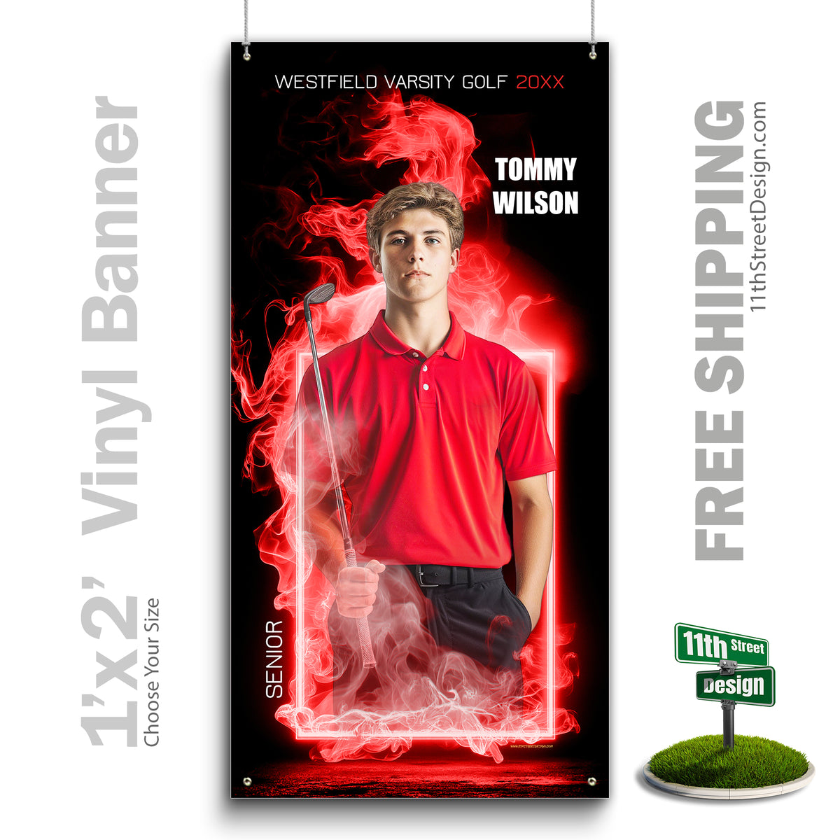 Coaches Gift, Team Gifts, Poster Print, Personalized Poster, Senior Night, Senior Poster, Sport Gift, Sports Collage, Sports Prints, Custom Sports Poster, Golf Poster, Golf Print, Golf Senior
