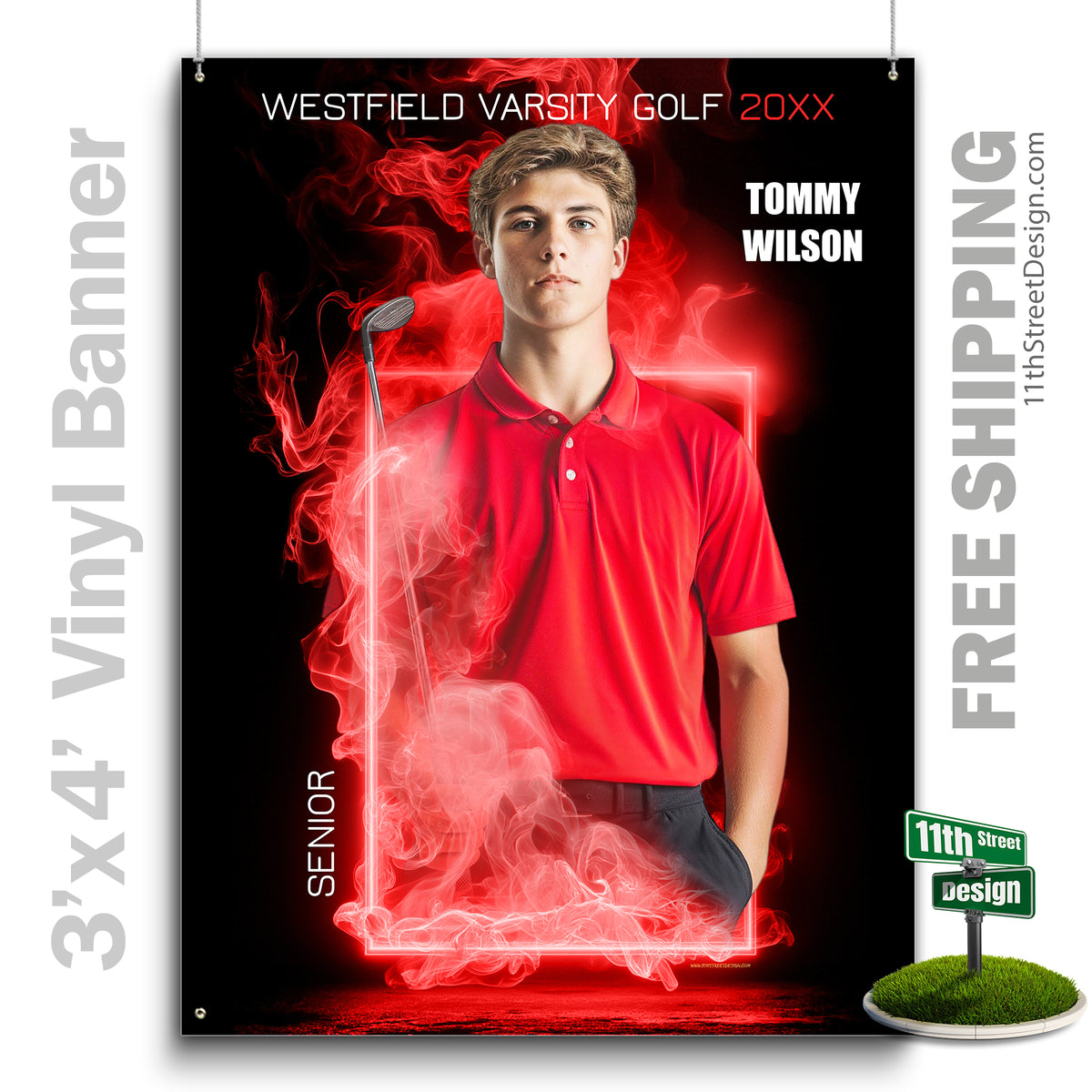 Coaches Gift, Team Gifts, Poster Print, Personalized Poster, Senior Night, Senior Poster, Sport Gift, Sports Collage, Sports Prints, Custom Sports Poster, Golf Poster, Golf Print, Golf Senior