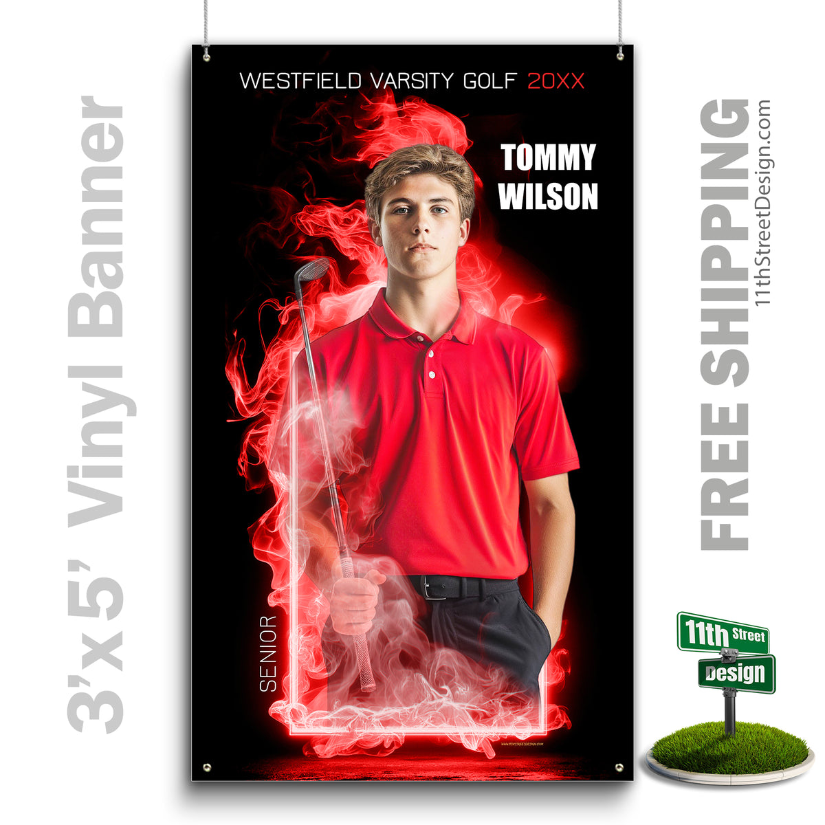 Coaches Gift, Team Gifts, Poster Print, Personalized Poster, Senior Night, Senior Poster, Sport Gift, Sports Collage, Sports Prints, Custom Sports Poster, Golf Poster, Golf Print, Golf Senior