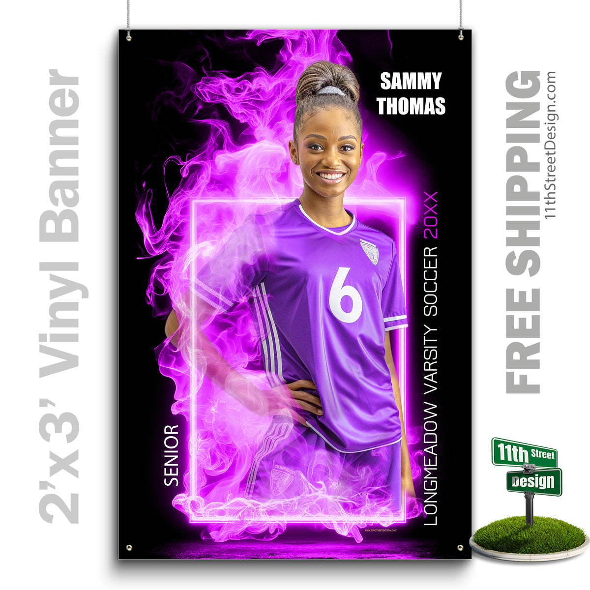 Custom Vinyl Banners, Senior Night Gifts, Custom Poster, Senior Poster, Senior Banner, Custom Sports Poster, Custom Sports Banner, Soccer Poster, Soccer Banner, Soccer Print, Soccer Senior, Soccer Digital, Vinyl Soccer