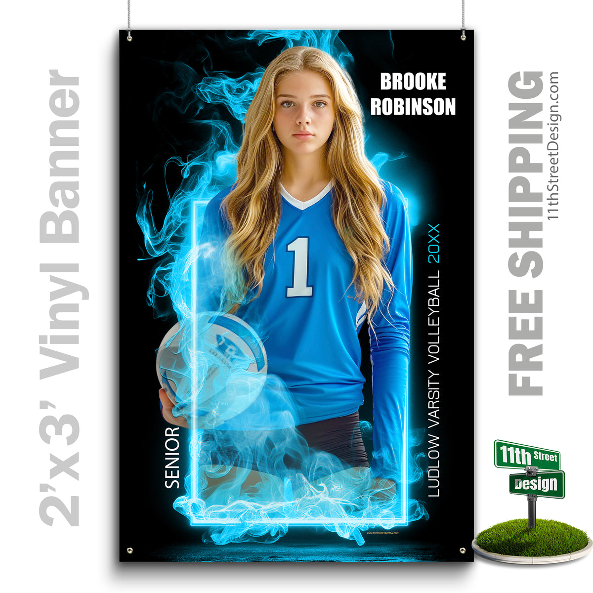 Custom Vinyl Banners, Senior Night Gifts, Custom Poster, Senior Poster, Senior Banner, Custom Sports Poster, Custom Sports Banner, Volleyball Poster, Volleyball Banner, Volleyball Print, Volleyball Senior, Volleyball Digital, Vinyl Volleyball