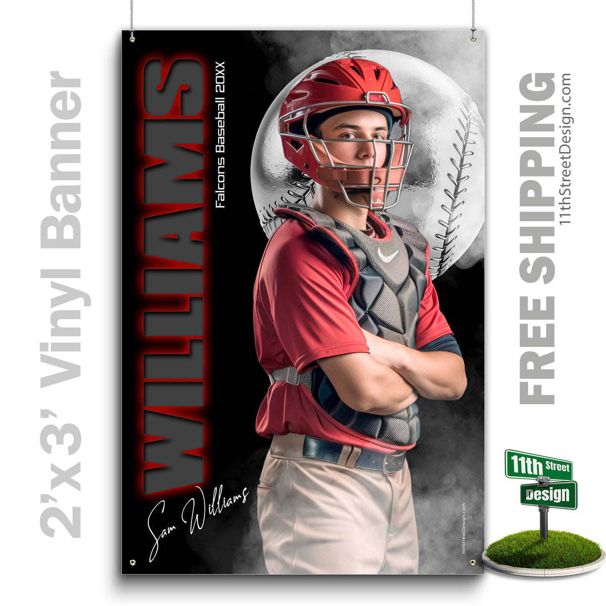 Baseball Poster, Photoshop Template, Baseball Banner, Digital Background, Senior Banner, Baseball Template, Sports Poster, Custom Banner, photoshop services, Baseball Backdrop, baseball mom, tball gift, tball poster