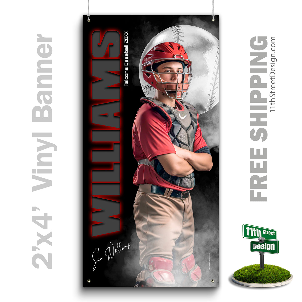 Baseball Poster, Photoshop Template, Baseball Banner, Digital Background, Senior Banner, Baseball Template, Sports Poster, Custom Banner, photoshop services, Baseball Backdrop, baseball mom, tball gift, tball poster