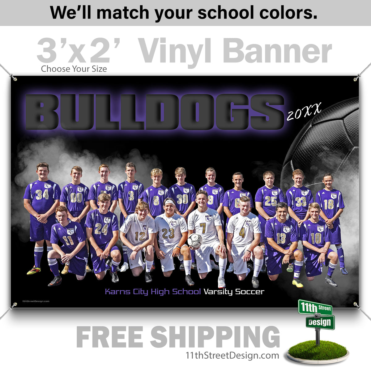 Custom Vinyl Banners, Senior Night Gifts, Custom Poster, Senior Poster, Senior Banner, Custom Sports Poster, Custom Sports Banner, Soccer Poster, Soccer Banner, Soccer Print, Soccer Senior, Soccer Digital, Vinyl Soccer