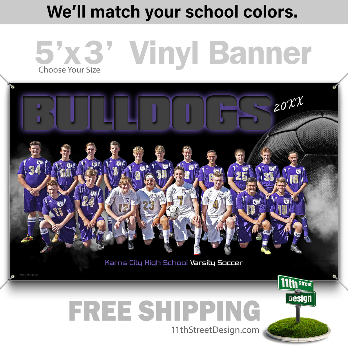 Custom Vinyl Banners, Senior Night Gifts, Custom Poster, Senior Poster, Senior Banner, Custom Sports Poster, Custom Sports Banner, Soccer Poster, Soccer Banner, Soccer Print, Soccer Senior, Soccer Digital, Vinyl Soccer