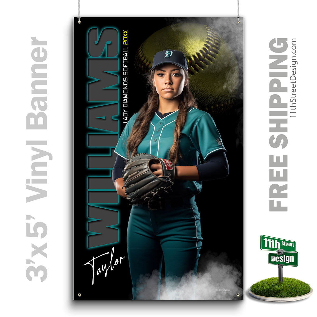 Coaches Gift, Team Gifts, Poster Print, Personalized Poster, Senior Night, Senior Poster, Sport Gift, Sports Collage, Sports Prints, Custom Sports Poster, Softball Poster, Softball Print, Softball Senior,