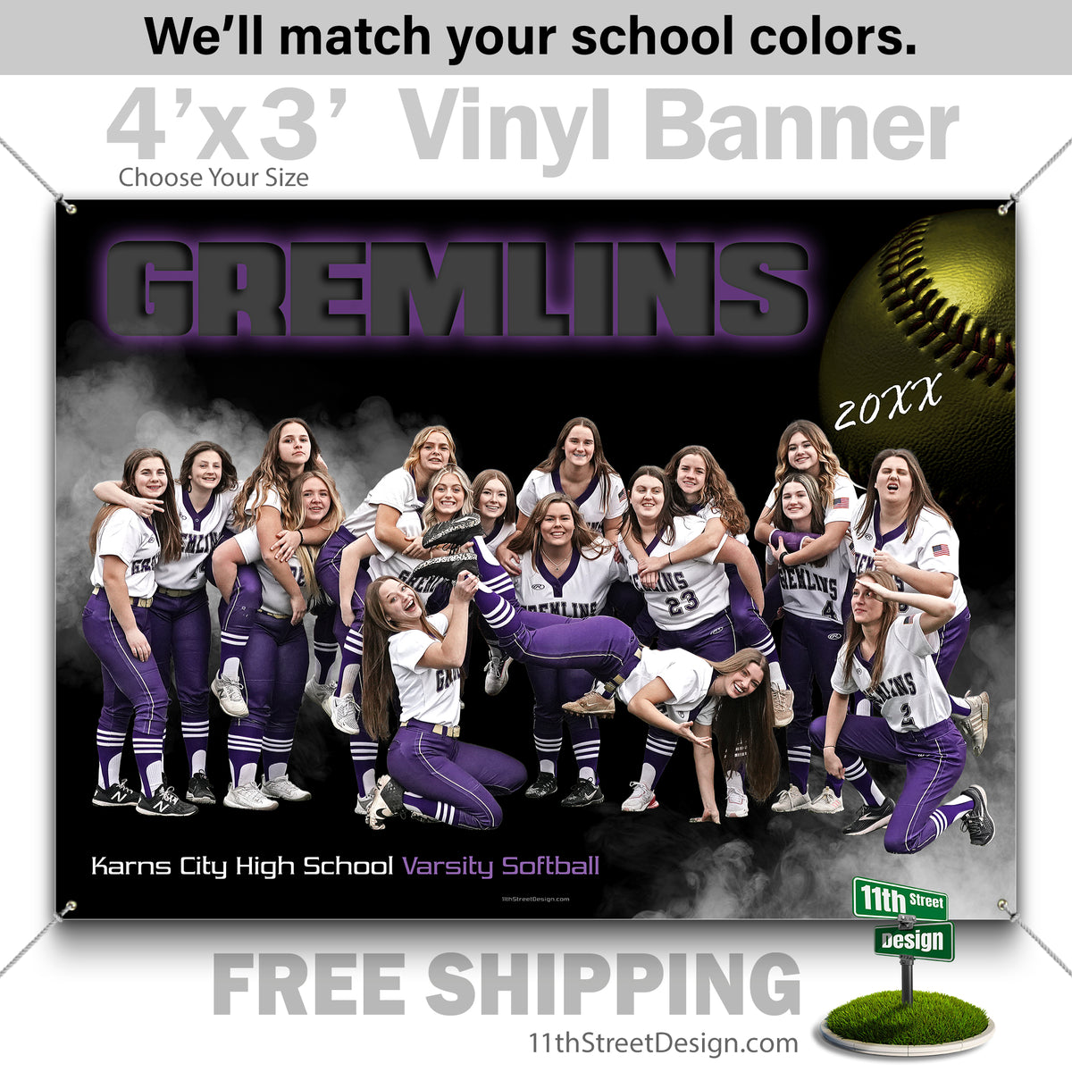 Coaches Gift, Team Gifts, Poster Print, Personalized Poster, Senior Night, Senior Poster, Sport Gift, Sports Collage, Sports Prints, Custom Sports Poster, Softball Poster, Softball Print, Softball Senior,
