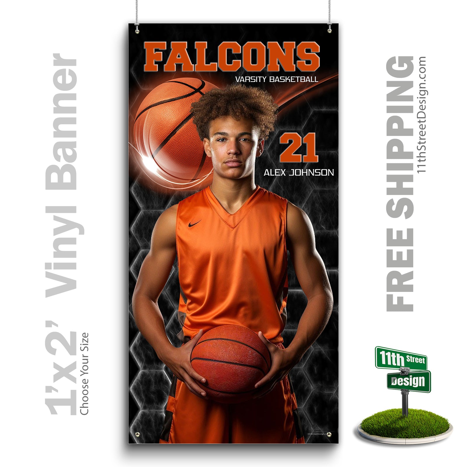Custom Vinyl Banners, Senior Night Gifts, Custom Poster, Senior Poster, Senior Banner, Custom Sports Poster, Custom Sports Banner, Basketball Poster, Basketball Banner, Basketball Print, Basketball Senior, Basketball Digital, Vinyl Basketball