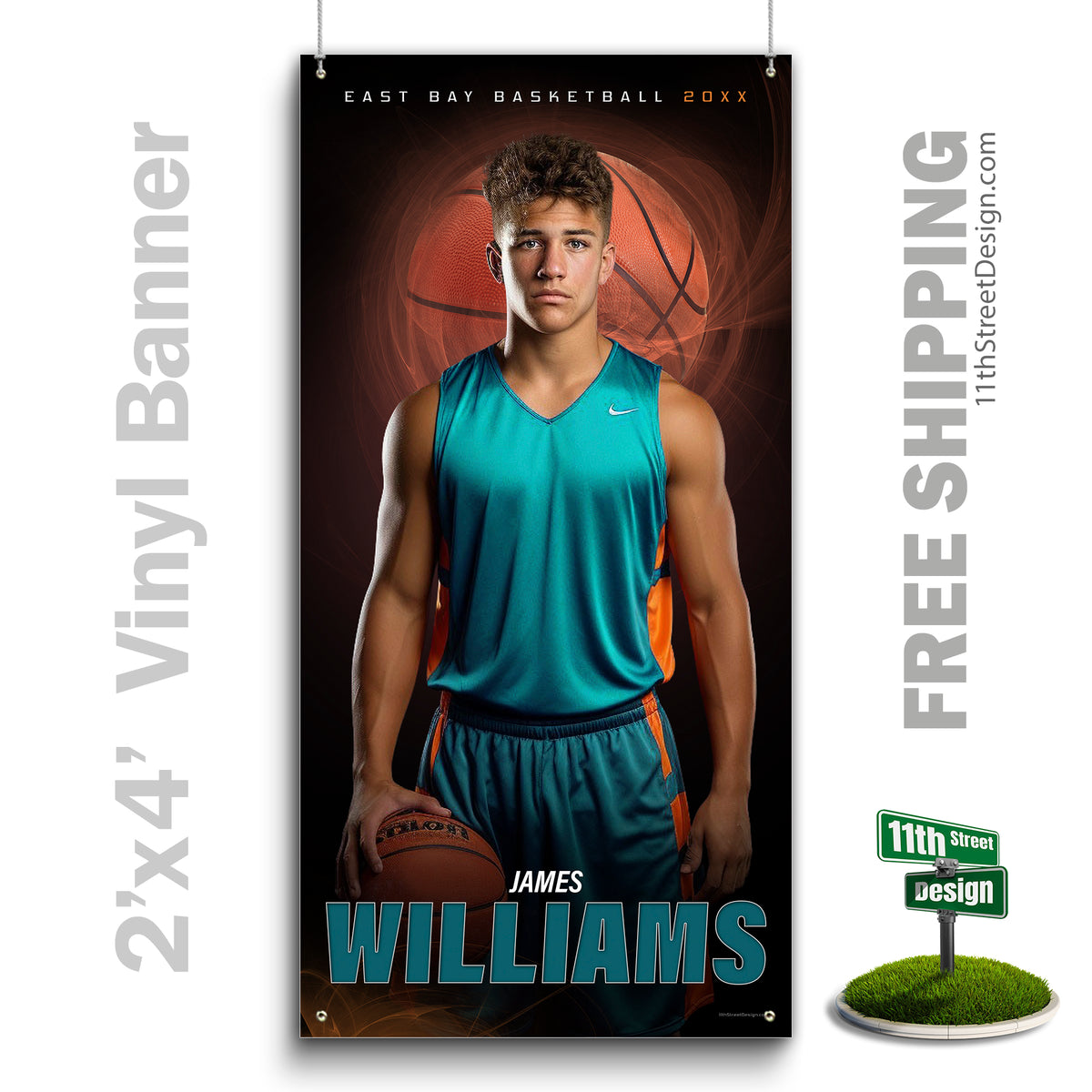 Custom Vinyl Banners, Senior Night Gifts, Custom Poster, Senior Poster, Senior Banner, Custom Sports Poster, Custom Sports Banner, Basketball Poster, Basketball Banner, Basketball Print, Basketball Senior, Basketball Digital, Vinyl Basketball