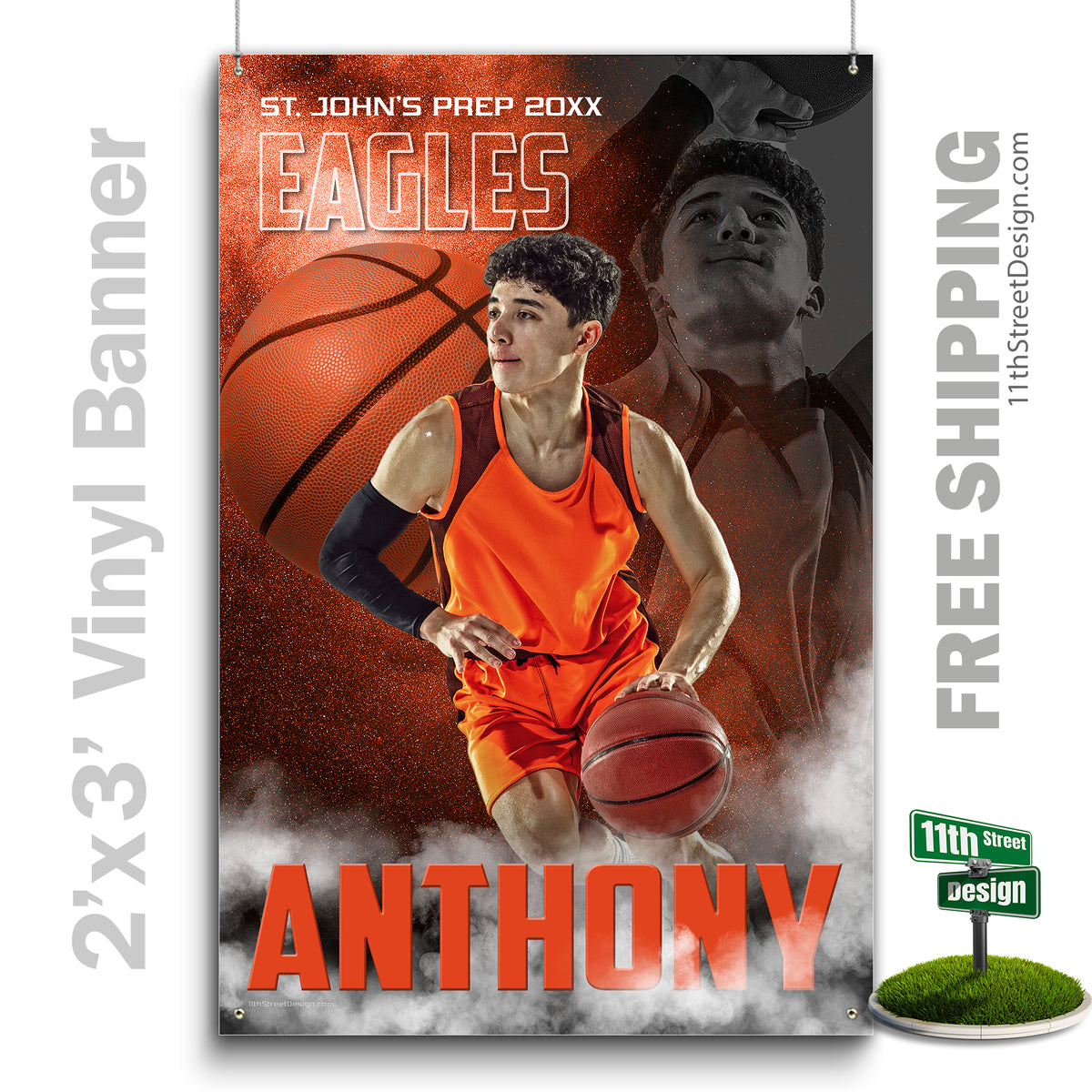 Custom Vinyl Banners, Senior Night Gifts, Custom Poster, Senior Poster, Senior Banner, Custom Sports Poster, Custom Sports Banner, Basketball Poster, Basketball Banner, Basketball Print, Basketball Senior, Basketball Digital, Vinyl Basketball