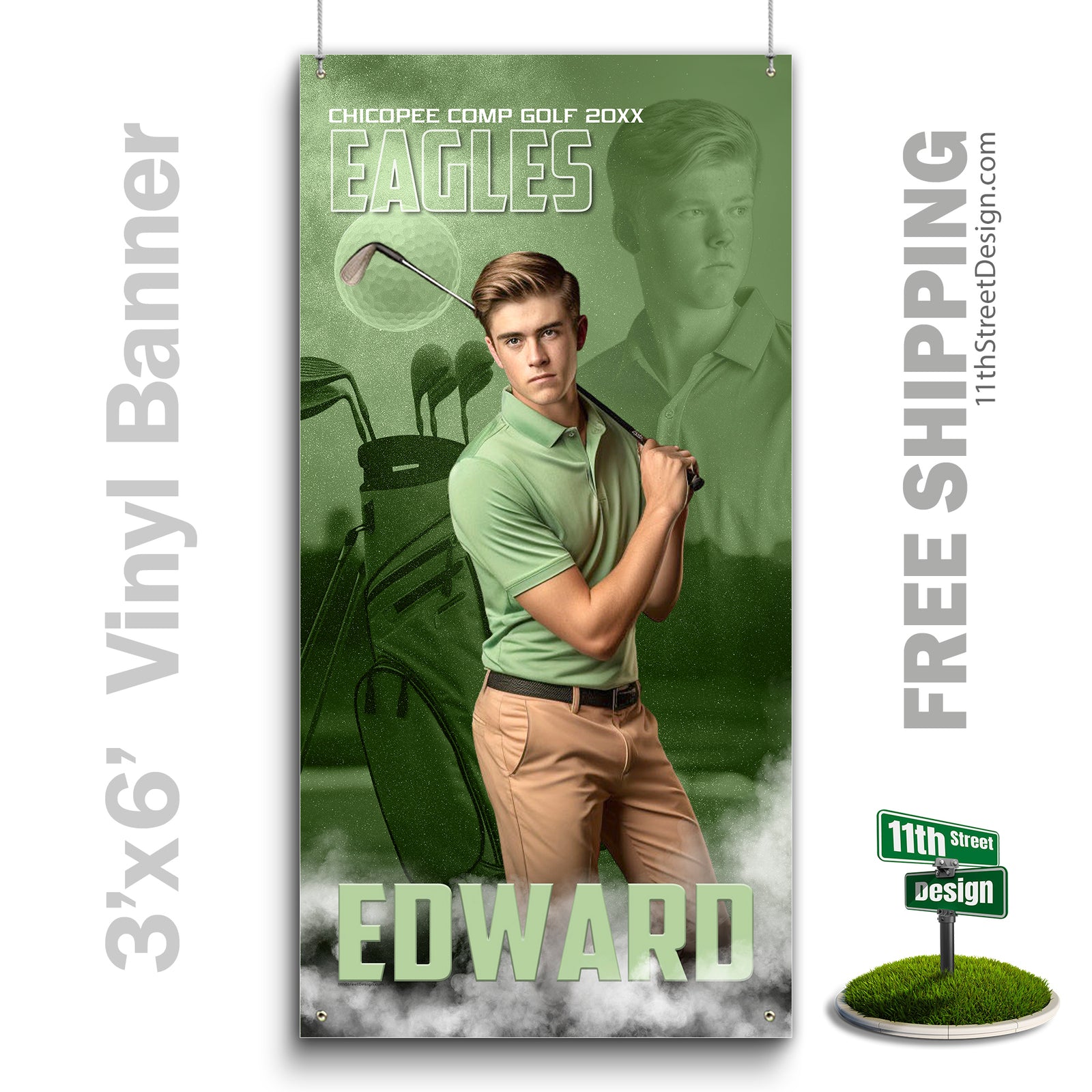 11th Street Design, Custom Sports Banner