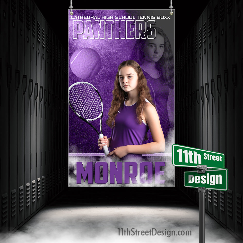 Coaches Gift, Team Gifts, Poster Print, Personalized Poster, Senior Night, Senior Poster, Sport Gift, Sports Collage, Sports Prints, Custom Sports Poster, Tennis Poster, Tennis Print, Tennis Senior,