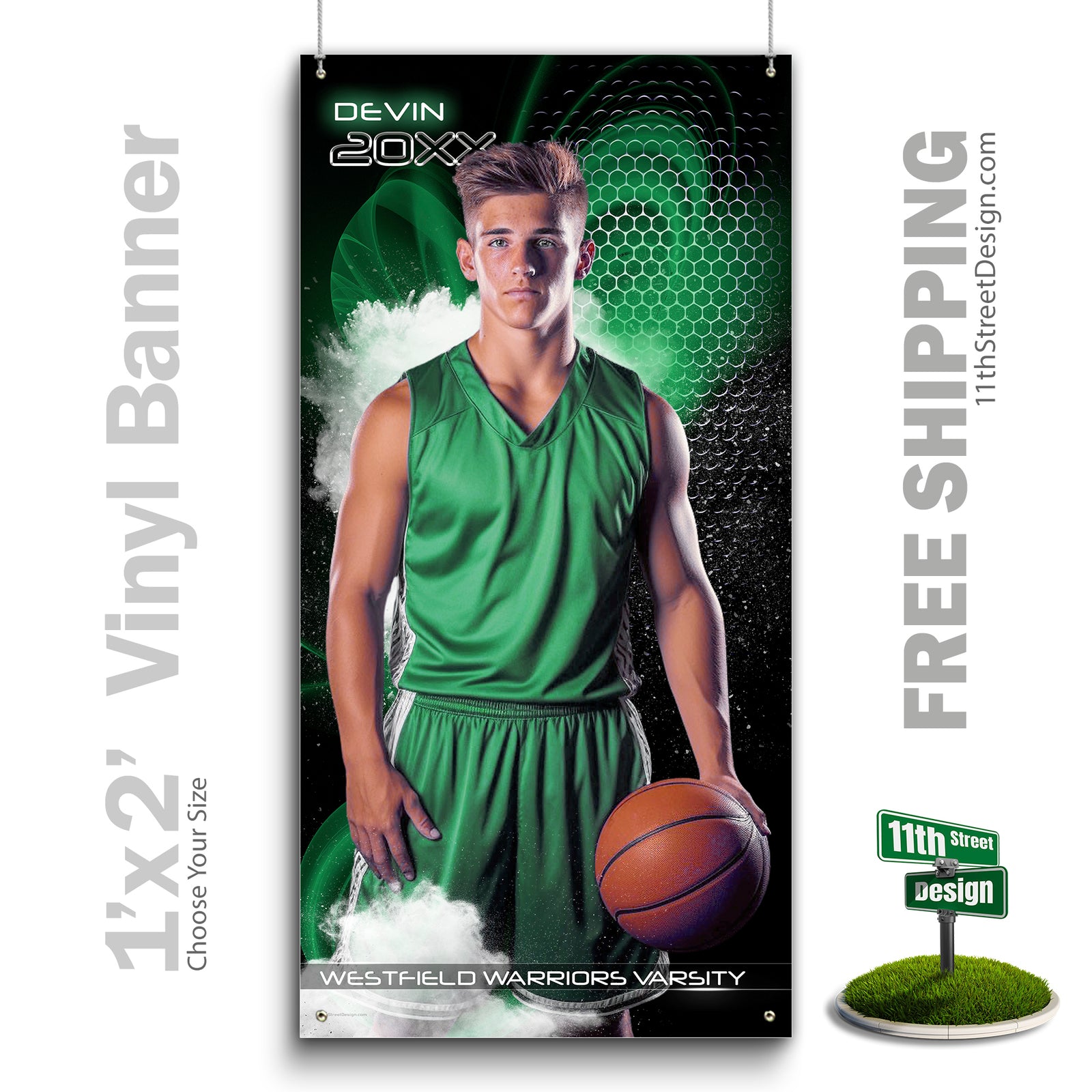 Custom Vinyl Banners, Senior Night Gifts, Custom Poster, Senior Poster, Senior Banner, Custom Sports Poster, Custom Sports Banner, Basketball Poster, Basketball Banner, Basketball Print, Basketball Senior, Basketball Digital, Vinyl Basketball