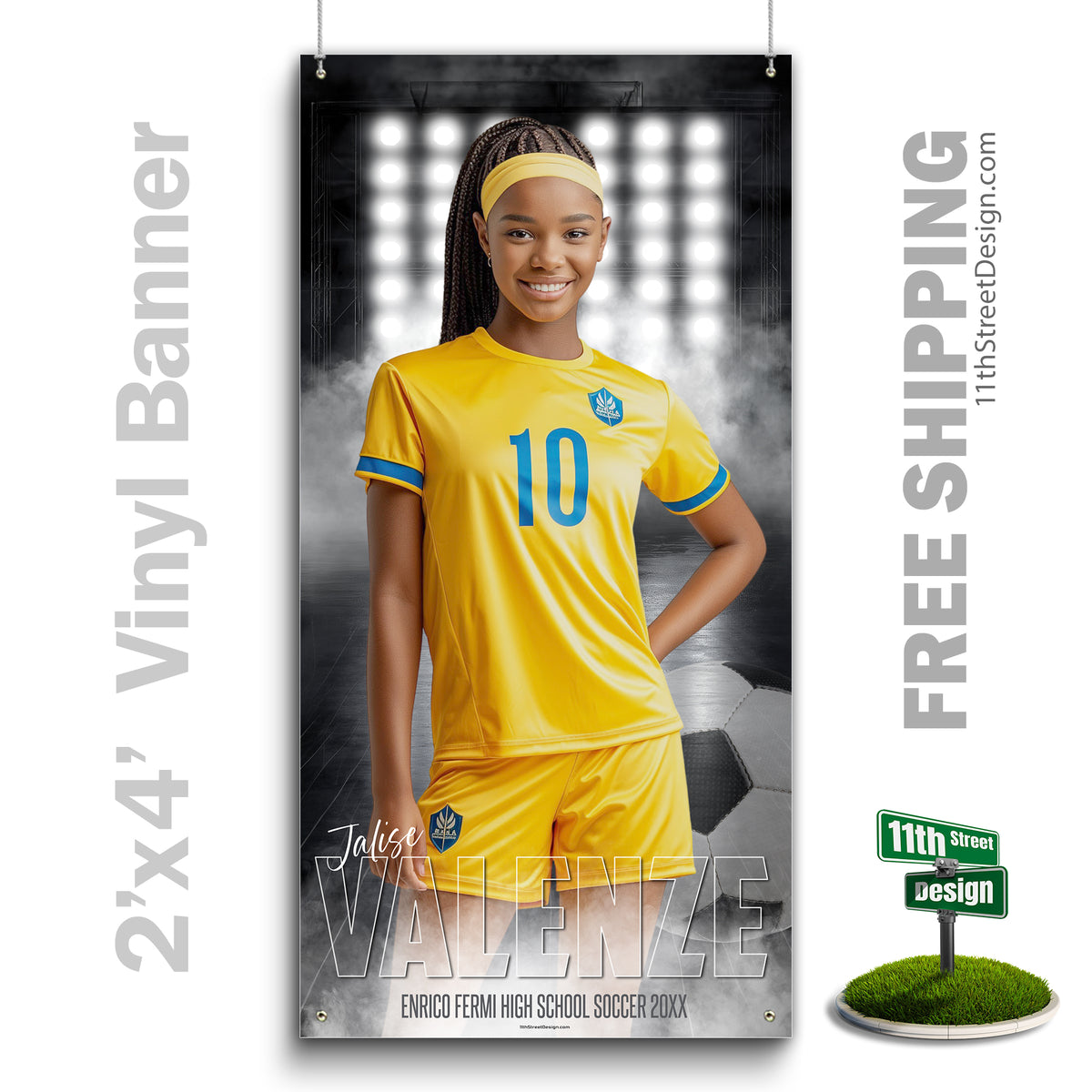 Custom Vinyl Banners, Senior Night Gifts, Custom Poster, Senior Poster, Senior Banner, Custom Sports Poster, Custom Sports Banner, Soccer Poster, Soccer Banner, Soccer Print, Soccer Senior, Soccer Digital, Vinyl Soccer