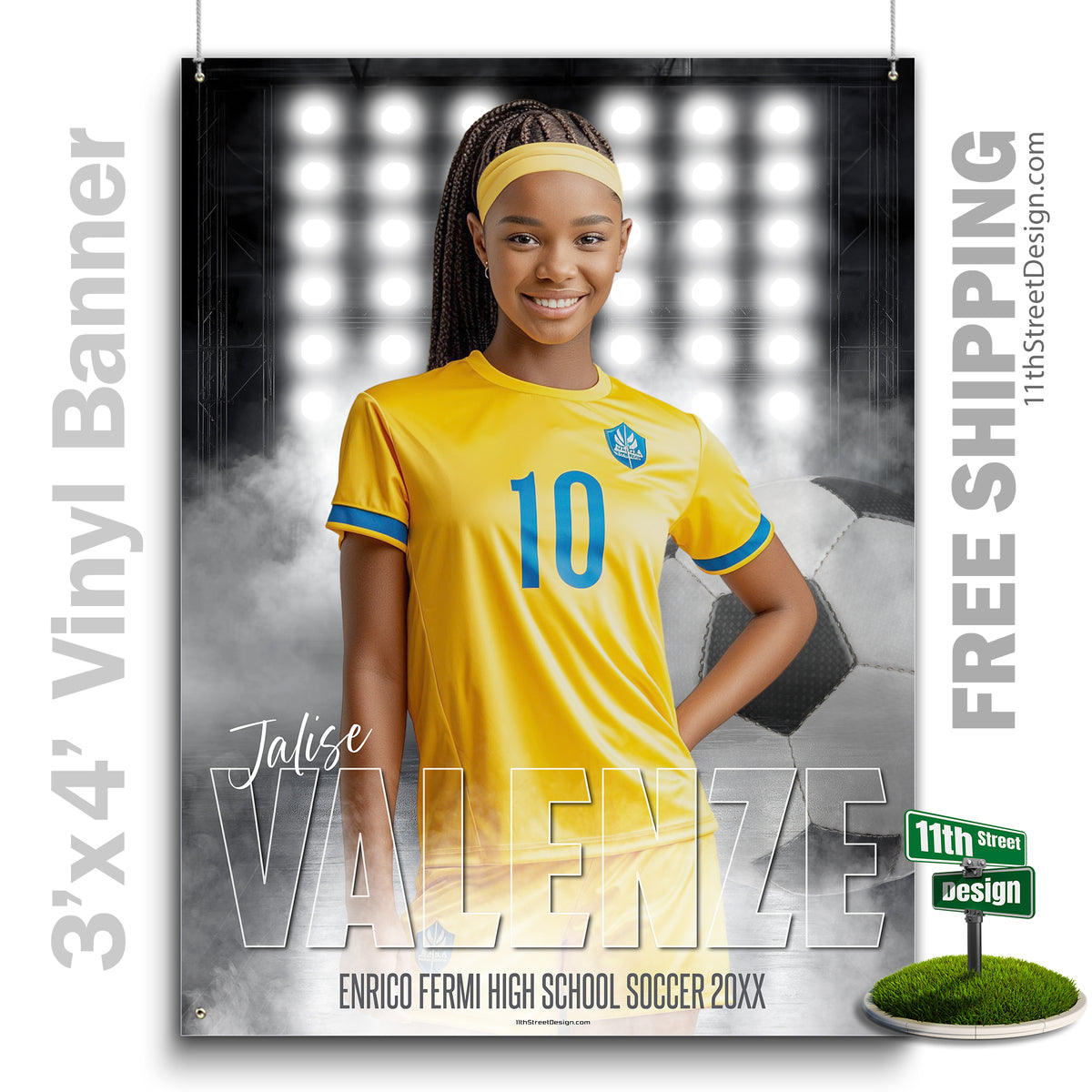 Custom Vinyl Banners, Senior Night Gifts, Custom Poster, Senior Poster, Senior Banner, Custom Sports Poster, Custom Sports Banner, Soccer Poster, Soccer Banner, Soccer Print, Soccer Senior, Soccer Digital, Vinyl Soccer