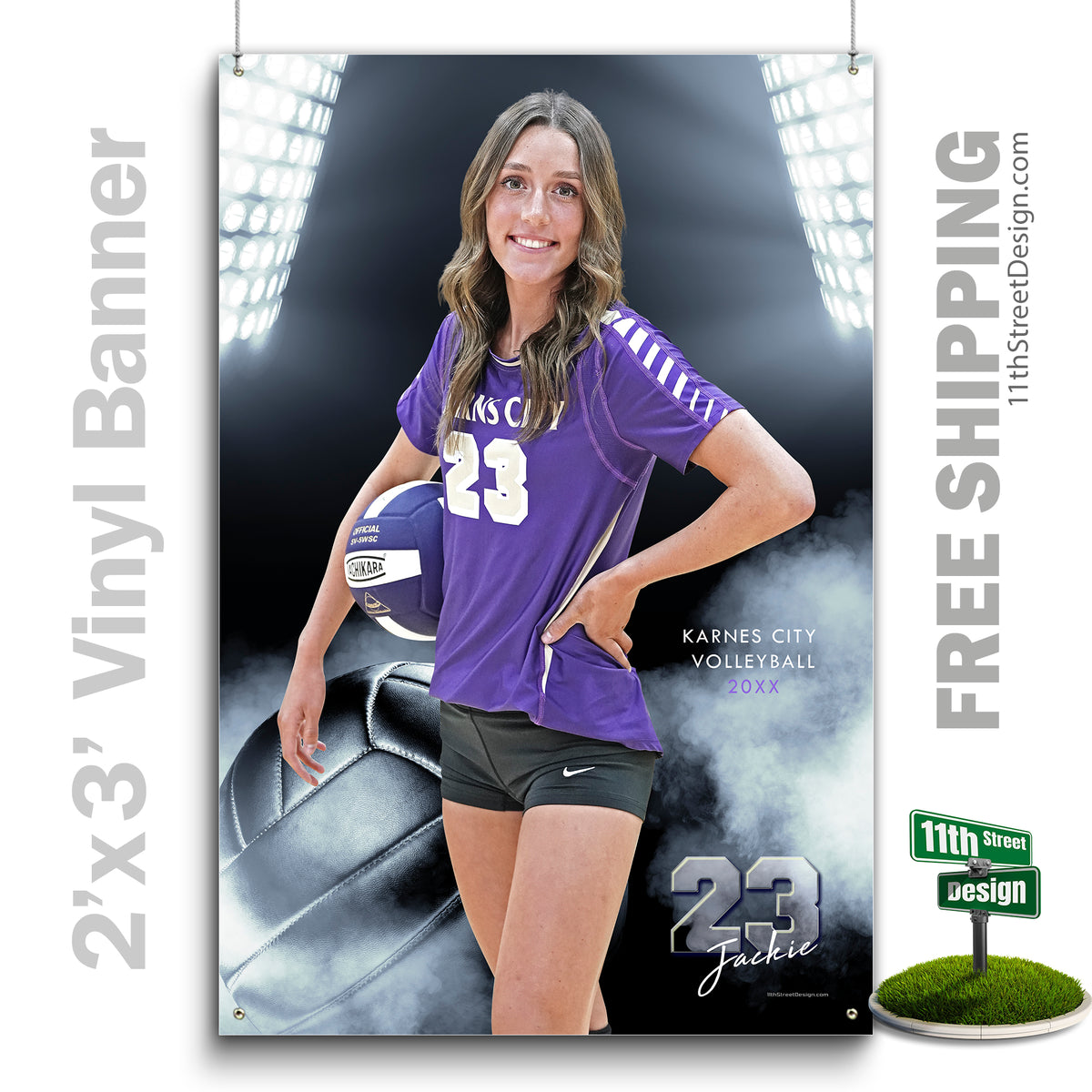 Custom Vinyl Banners, Senior Night Gifts, Custom Poster, Senior Poster, Senior Banner, Custom Sports Poster, Custom Sports Banner, Volleyball Poster, Volleyball Banner, Volleyball Print, Volleyball Senior, Volleyball Digital, Vinyl Volleyball