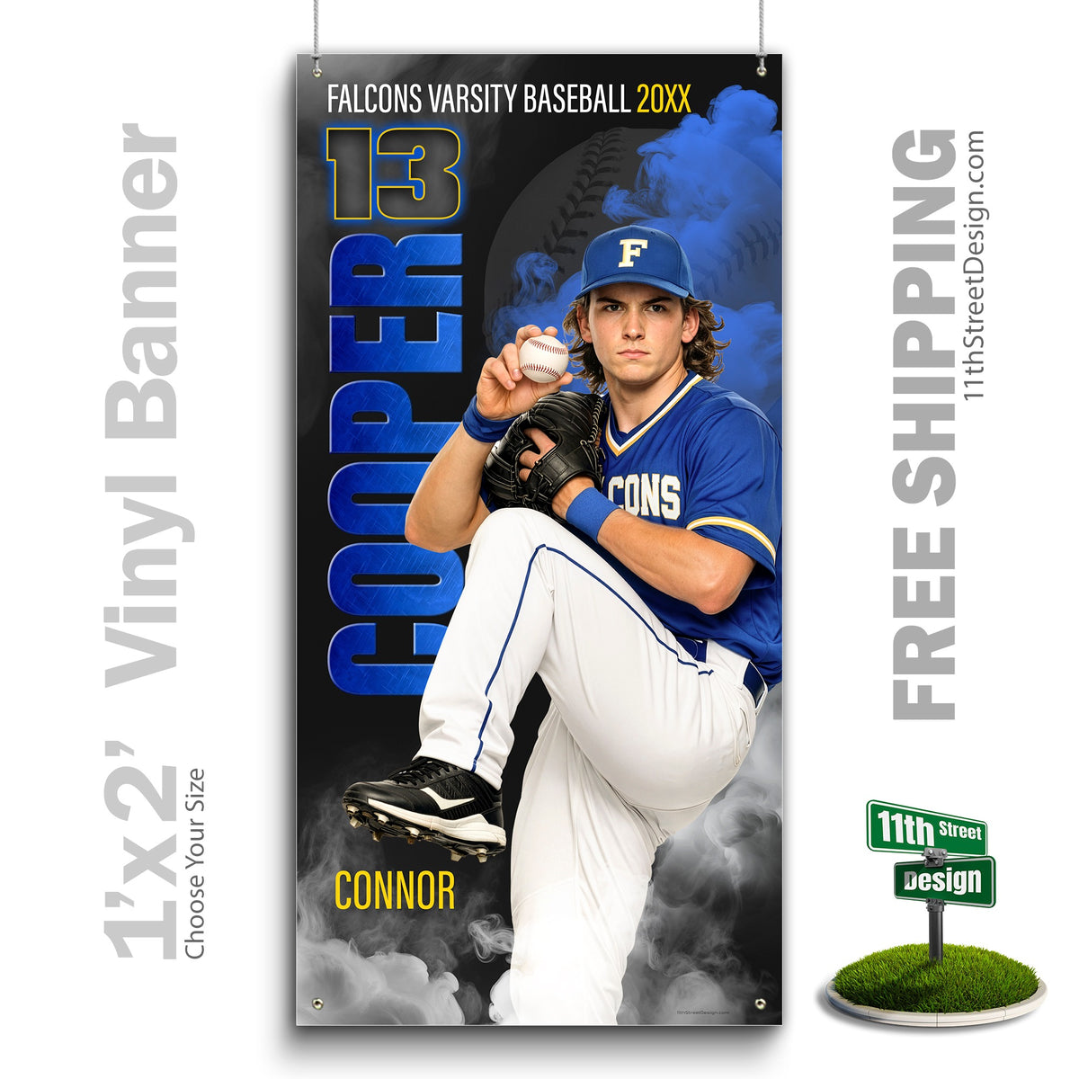 Custom Sports Banner - Sports Legends Baseball