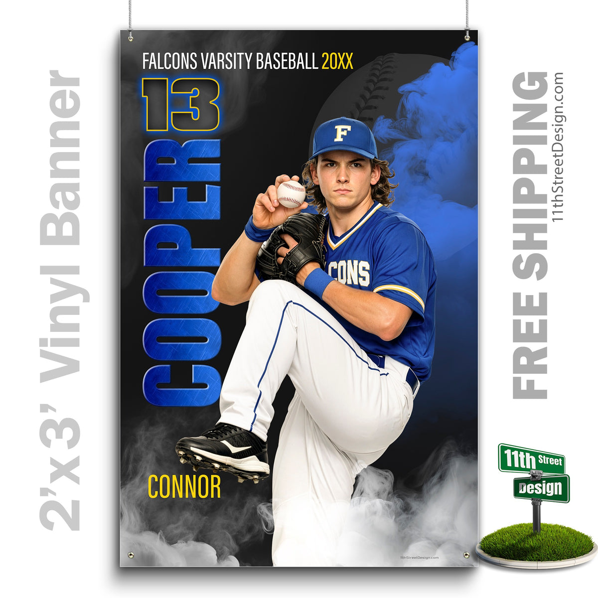 Custom Sports Banner - Sports Legends Baseball