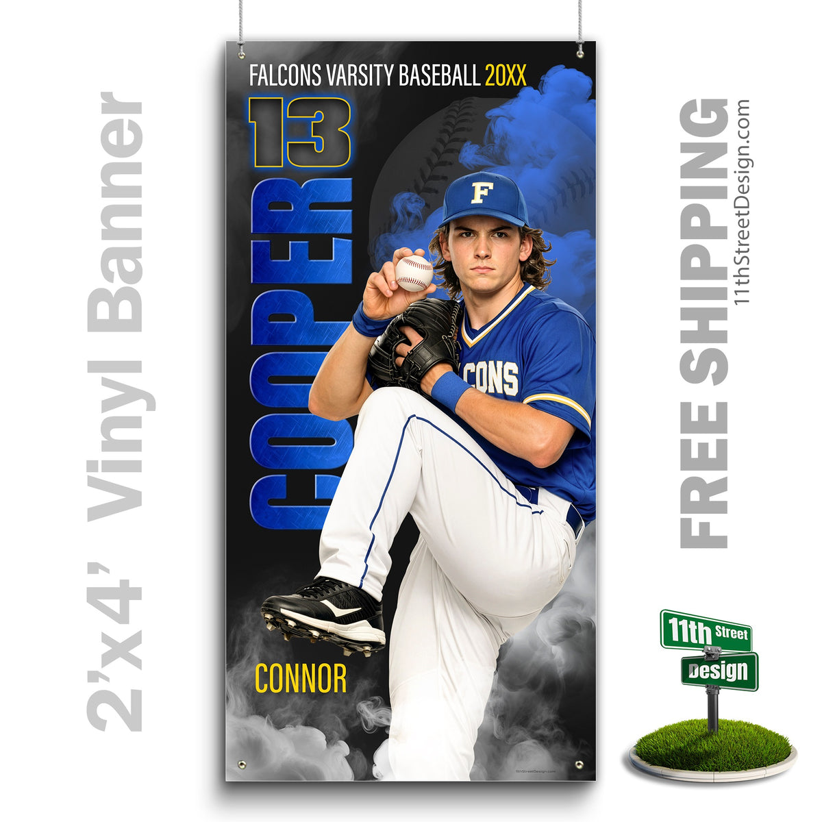 Custom Sports Banner - Sports Legends Baseball