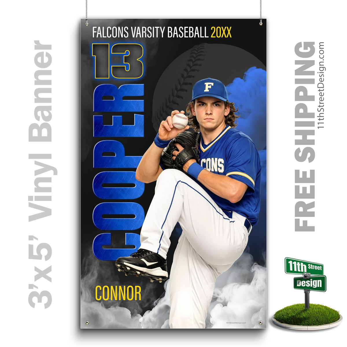 Custom Sports Banner - Sports Legends Baseball