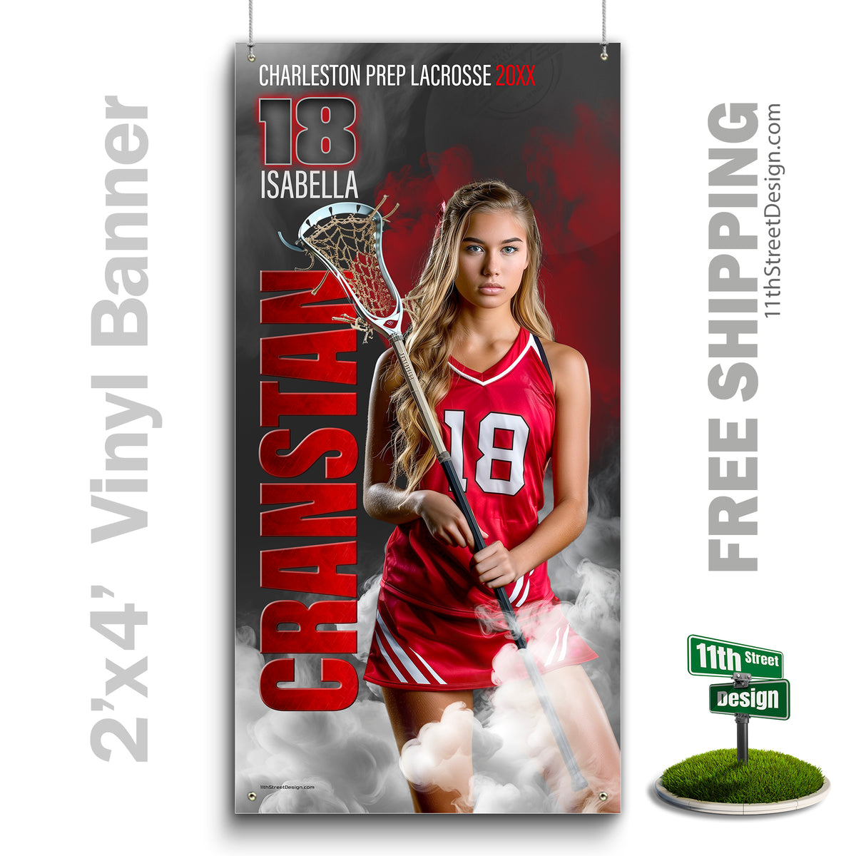 Custom Sports Banner - Sports Legends Lacrosse