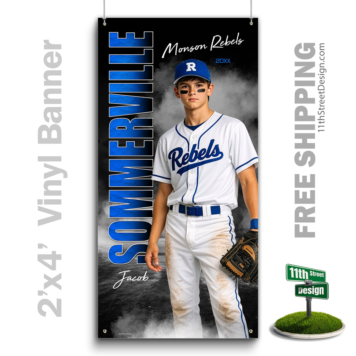 Custom Vinyl Banners, Senior Night Gifts, Custom Poster, Senior Poster, Senior Banner, Custom Sports Poster, Custom Sports Banner, Baseball Poster, Baseball Banner, Baseball Print, Baseball Senior, Baseball Digital, Vinyl Baseball
