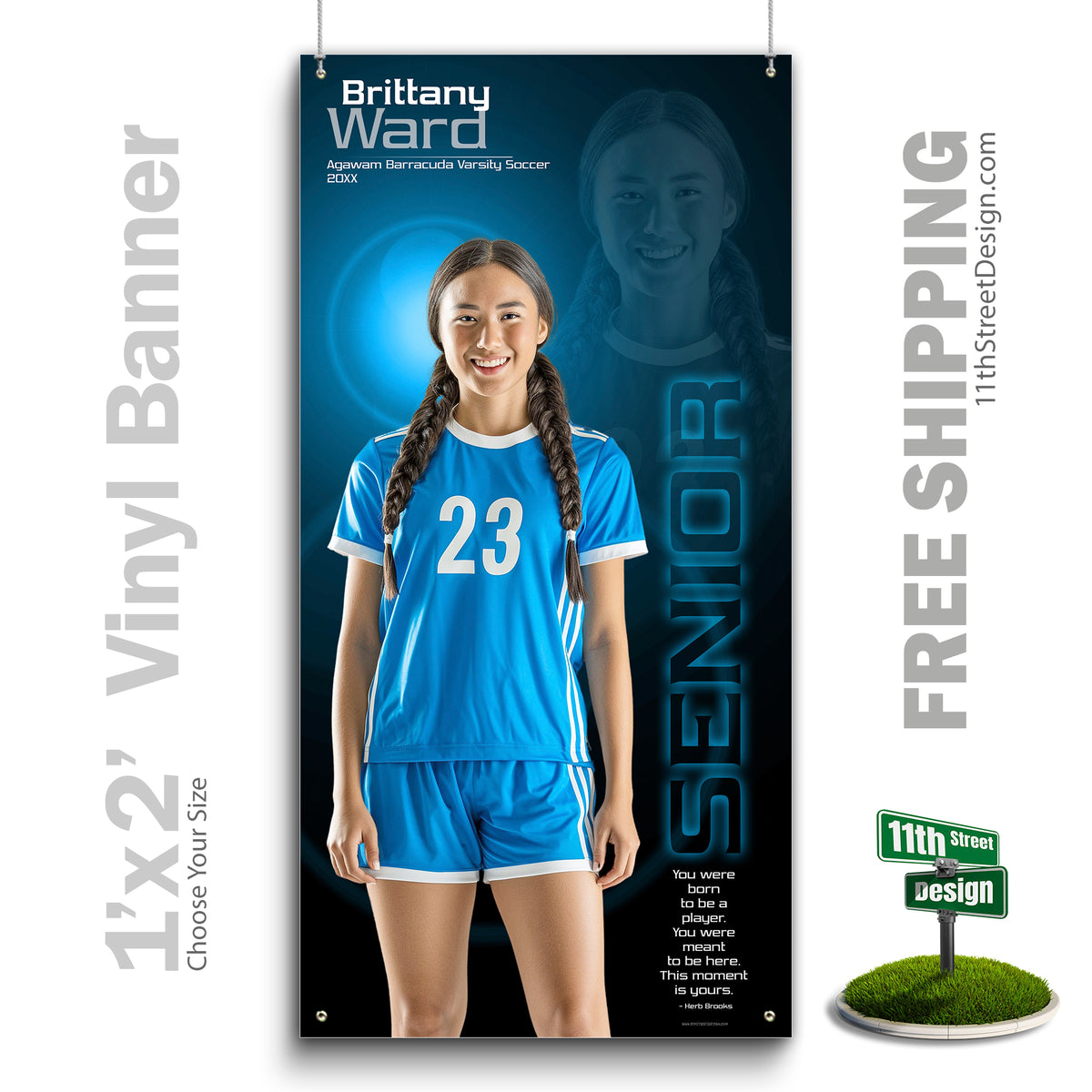 Custom Vinyl Banners, Senior Night Gifts, Custom Poster, Senior Poster, Senior Banner, Custom Sports Poster, Custom Sports Banner, Soccer Poster, Soccer Banner, Soccer Print, Soccer Senior, Soccer Digital, Vinyl Soccer