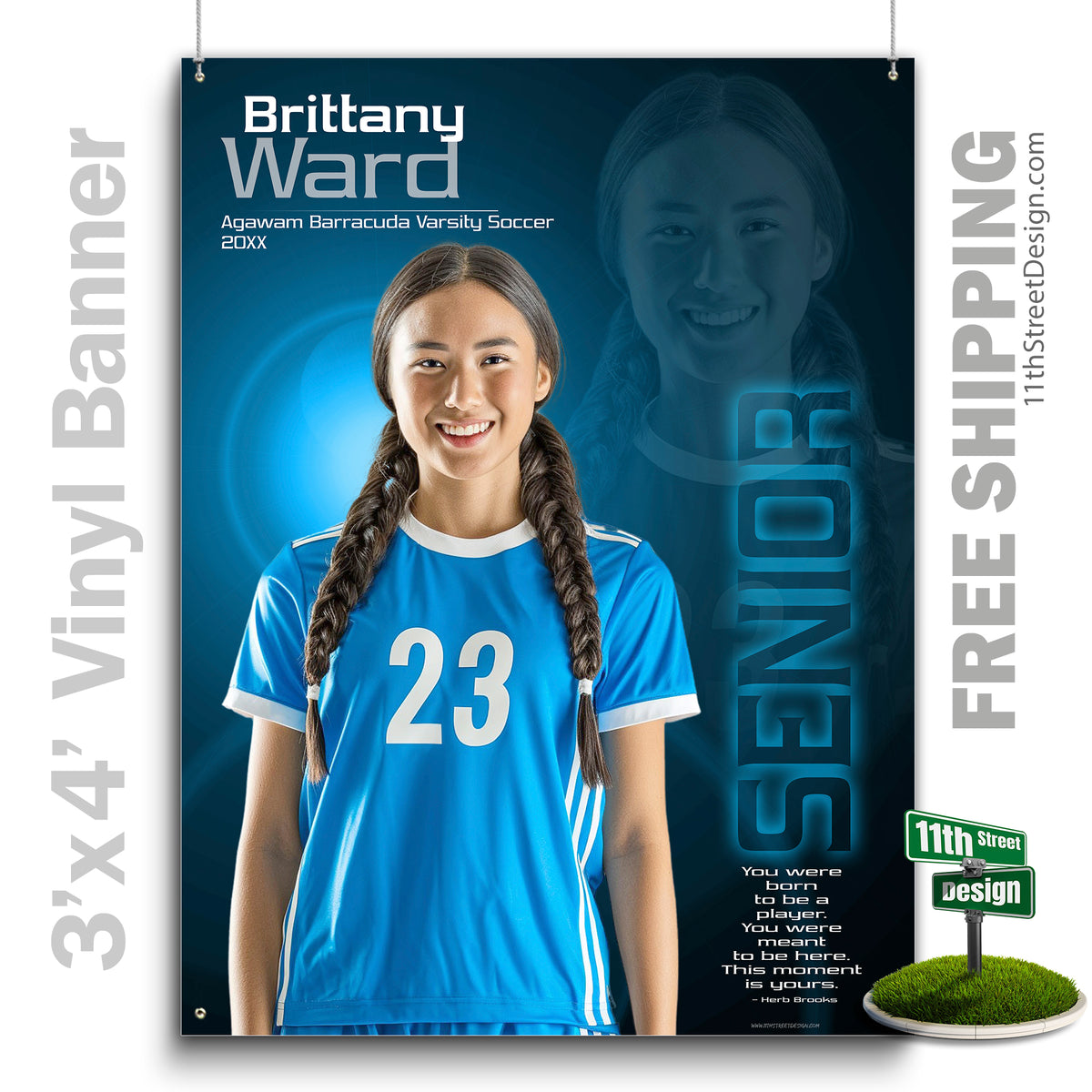Custom Vinyl Banners, Senior Night Gifts, Custom Poster, Senior Poster, Senior Banner, Custom Sports Poster, Custom Sports Banner, Soccer Poster, Soccer Banner, Soccer Print, Soccer Senior, Soccer Digital, Vinyl Soccer