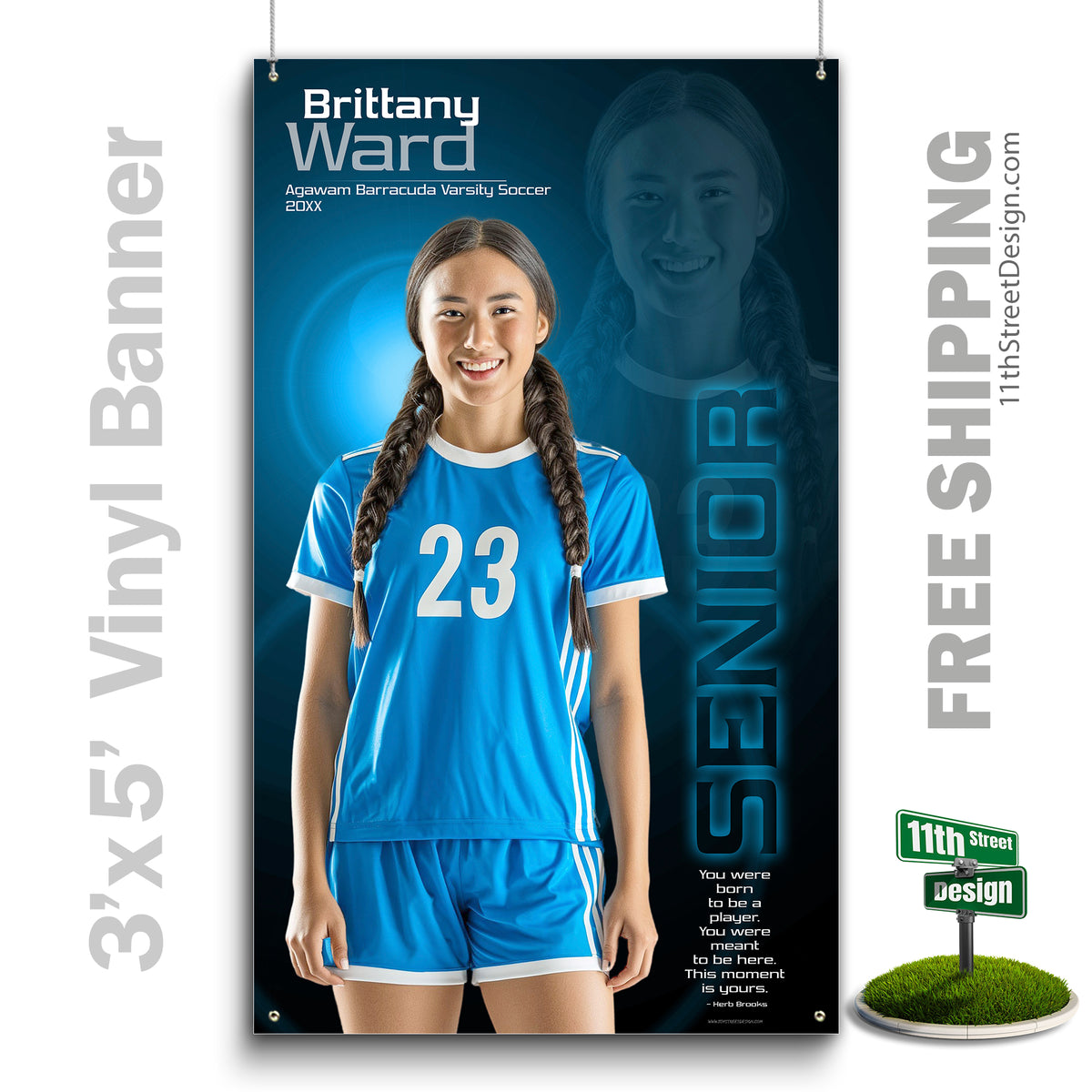 Custom Vinyl Banners, Senior Night Gifts, Custom Poster, Senior Poster, Senior Banner, Custom Sports Poster, Custom Sports Banner, Soccer Poster, Soccer Banner, Soccer Print, Soccer Senior, Soccer Digital, Vinyl Soccer