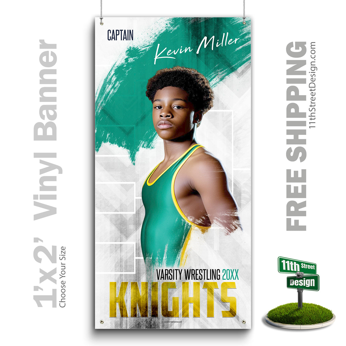 Custom Vinyl Banners, Senior Night Gifts, Custom Poster, Senior Poster, Senior Banner, Custom Sports Poster, Custom Sports Banner, Wrestling Poster, Wrestling Banner, Wrestling Print, Wrestling Senior, Wrestling Digital, Vinyl Wrestling