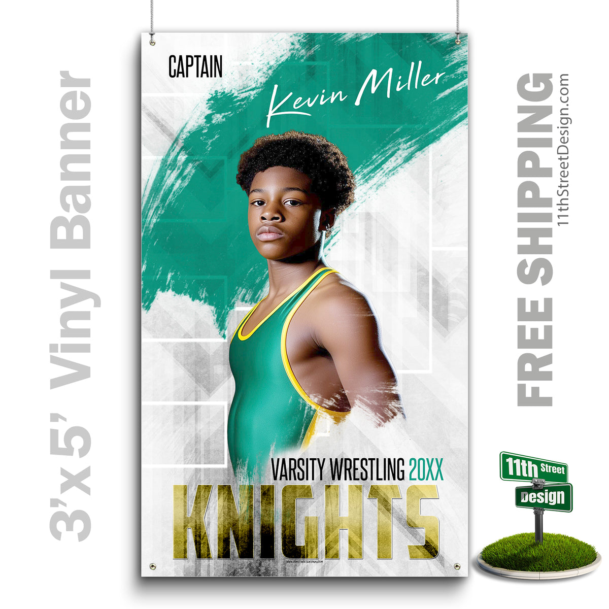 Custom Vinyl Banners, Senior Night Gifts, Custom Poster, Senior Poster, Senior Banner, Custom Sports Poster, Custom Sports Banner, Wrestling Poster, Wrestling Banner, Wrestling Print, Wrestling Senior, Wrestling Digital, Vinyl Wrestling