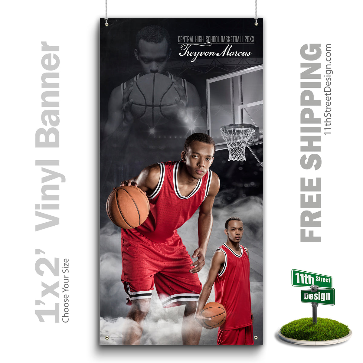 Custom Vinyl Banners, Senior Night Gifts, Custom Poster, Senior Poster, Senior Banner, Custom Sports Poster, Custom Sports Banner, Basketball Poster, Basketball Banner, Basketball Print, Basketball Senior, Basketball Digital, Vinyl Basketball