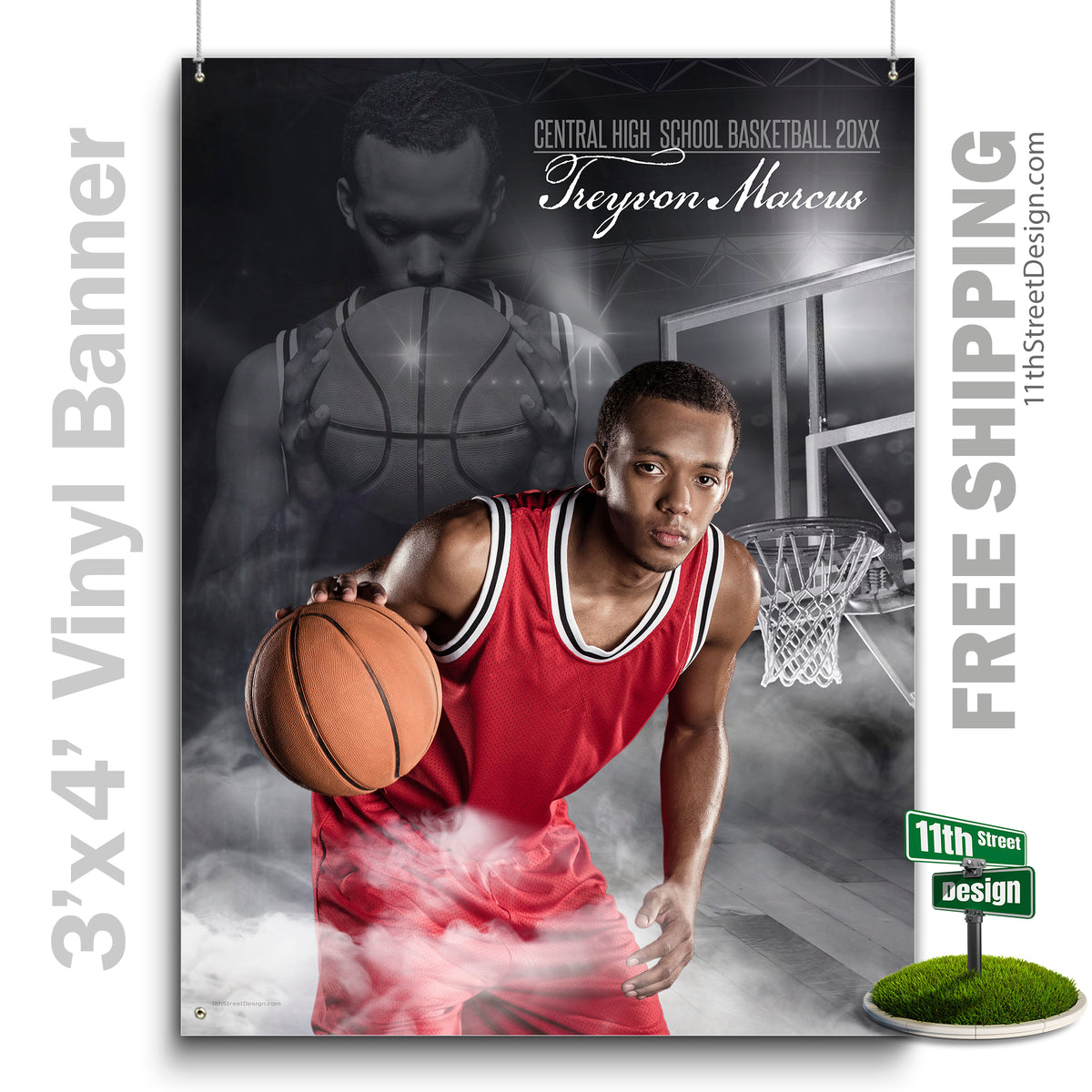 Custom Vinyl Banners, Senior Night Gifts, Custom Poster, Senior Poster, Senior Banner, Custom Sports Poster, Custom Sports Banner, Basketball Poster, Basketball Banner, Basketball Print, Basketball Senior, Basketball Digital, Vinyl Basketball