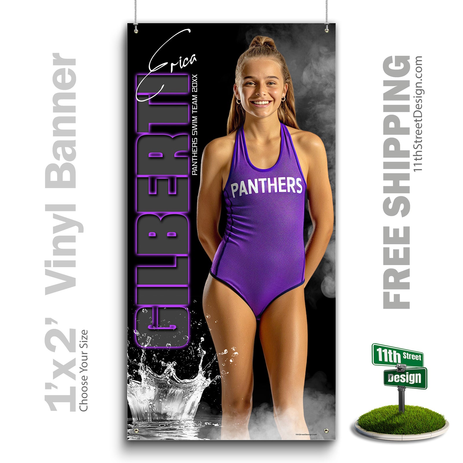 Coaches Gift, Team Gifts, Poster Print, Personalized Poster, Senior Night, Senior Poster, Sport Gift, Sports Collage, Sports Prints, Custom Sports Poster, Swim Poster, Swim Print, Swim Senior,