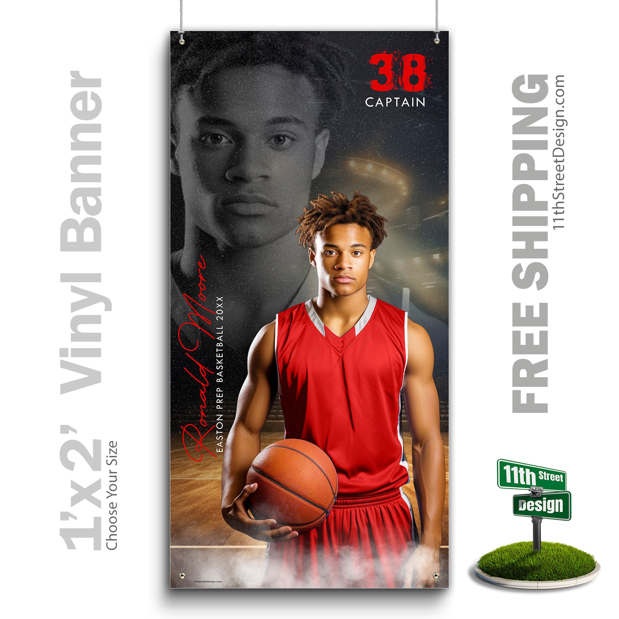 Custom Vinyl Banners, Senior Night Gifts, Custom Poster, Senior Poster, Senior Banner, Custom Sports Poster, Custom Sports Banner, Basketball Poster, Basketball Banner, Basketball Print, Basketball Senior, Basketball Digital, Vinyl Basketball