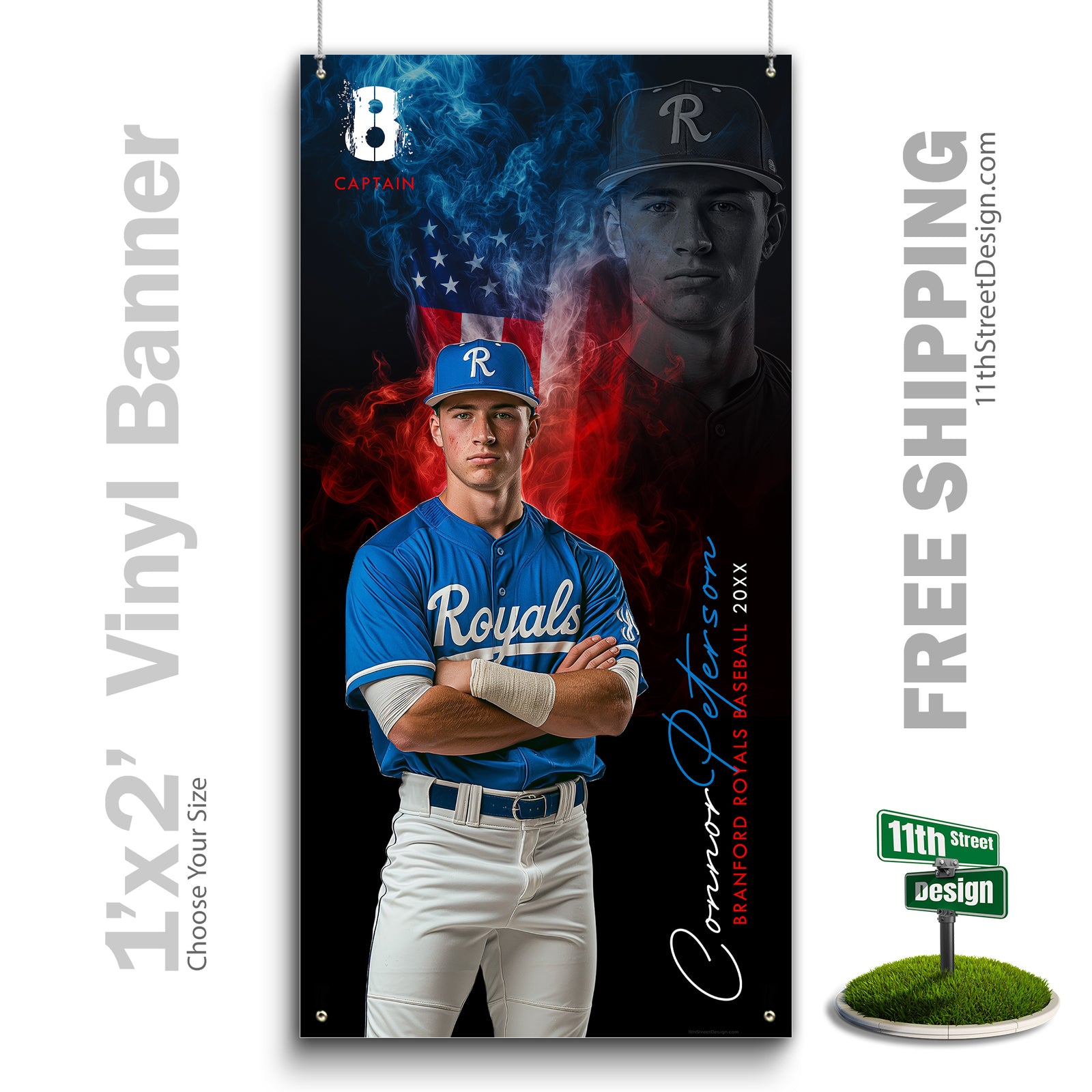 Custom Vinyl Banners, Senior Night Gifts, Custom Poster, Senior Poster, Senior Banner, Custom Sports Poster, Custom Sports Banner, Baseball Poster, Baseball Banner, Baseball Print, Baseball Senior, Baseball Digital, Vinyl Baseball